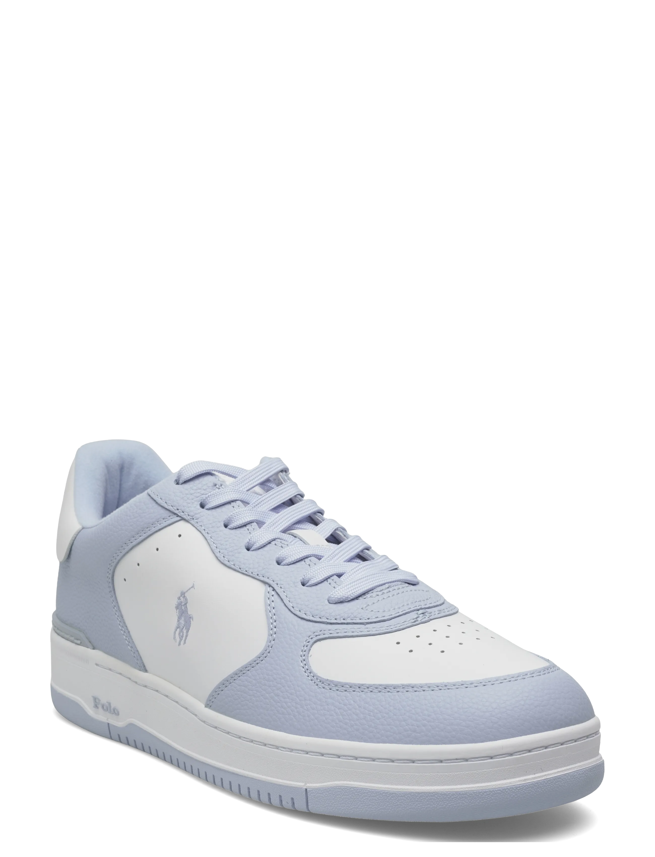 Polo Ralph Lauren Masters Court Leather Sneaker - Polo Ralph Lauren - CORNFLOWER BLUE/W / blue