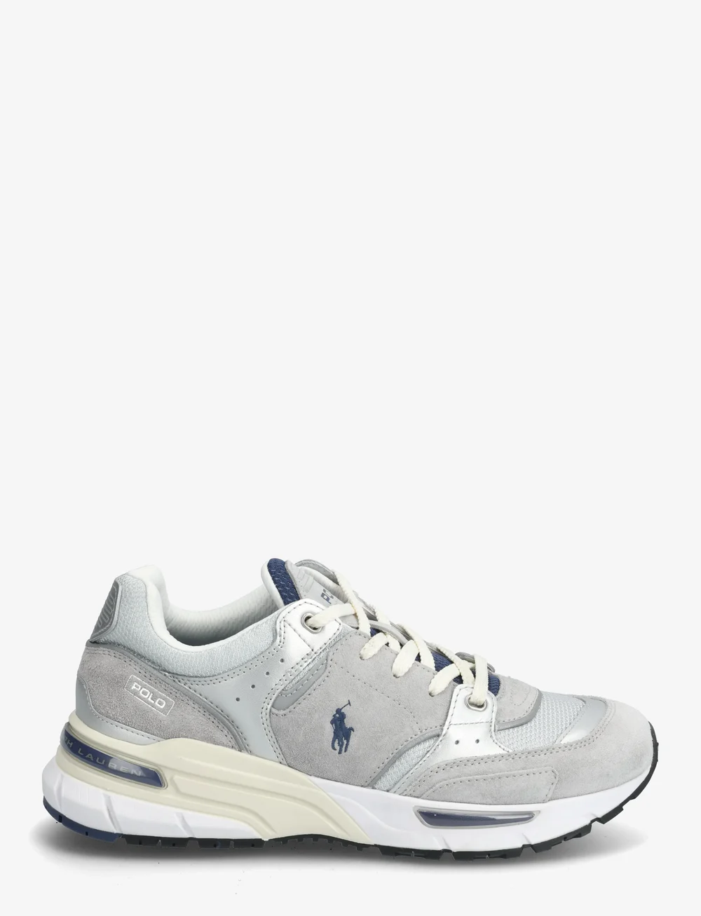 Polo Ralph Lauren - Trackster 200 Sneaker - låga sneakers - silver/light navy - 1