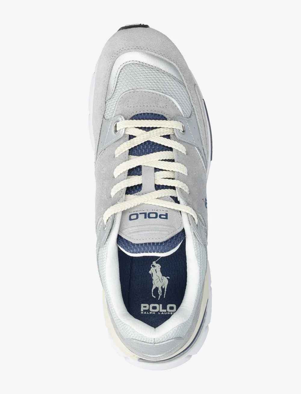 Polo Ralph Lauren - Trackster 200 Sneaker - låga sneakers - silver/light navy - 3