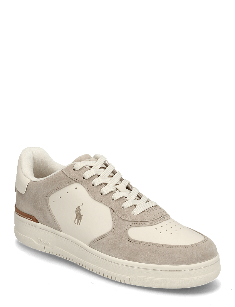 Polo Ralph Lauren - Masters Court Leather-Suede Sneaker - niedriger schnitt - milkshake/ecru - 0