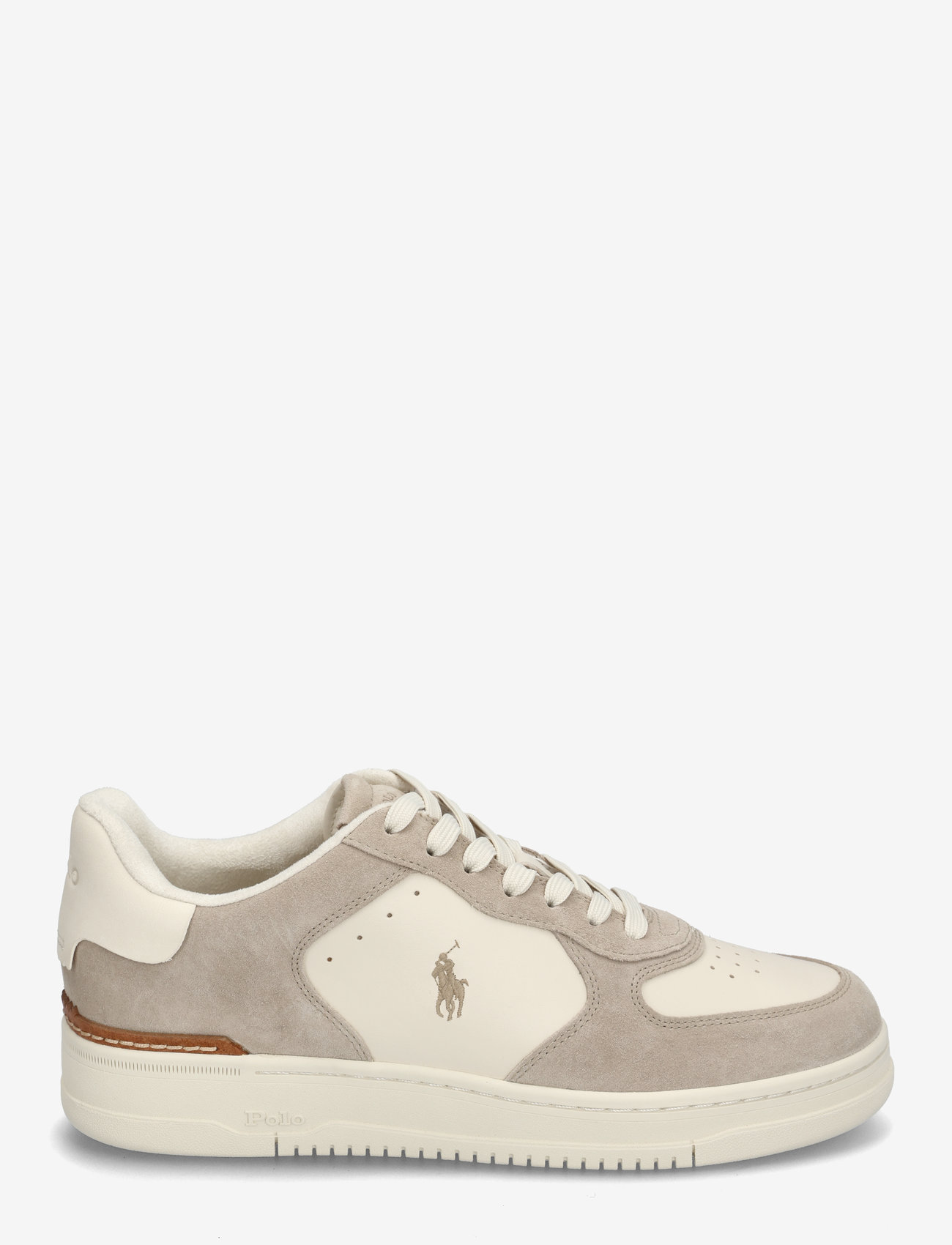 Polo Ralph Lauren - Masters Court Leather-Suede Sneaker - niedriger schnitt - milkshake/ecru - 1