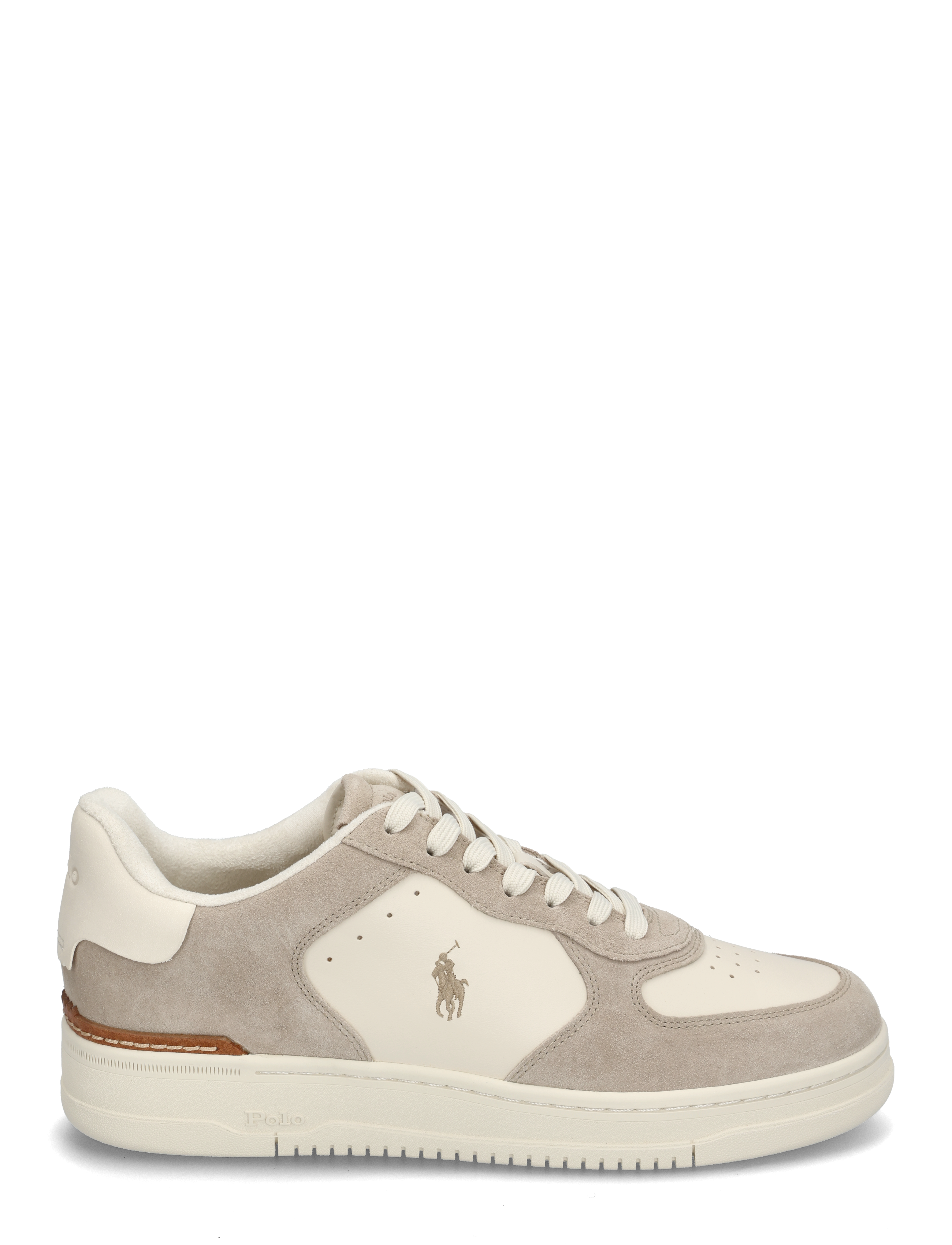 Polo Ralph Lauren - Masters Court Leather-Suede Sneaker - sneakersy niskie - milkshake/ecru - 1