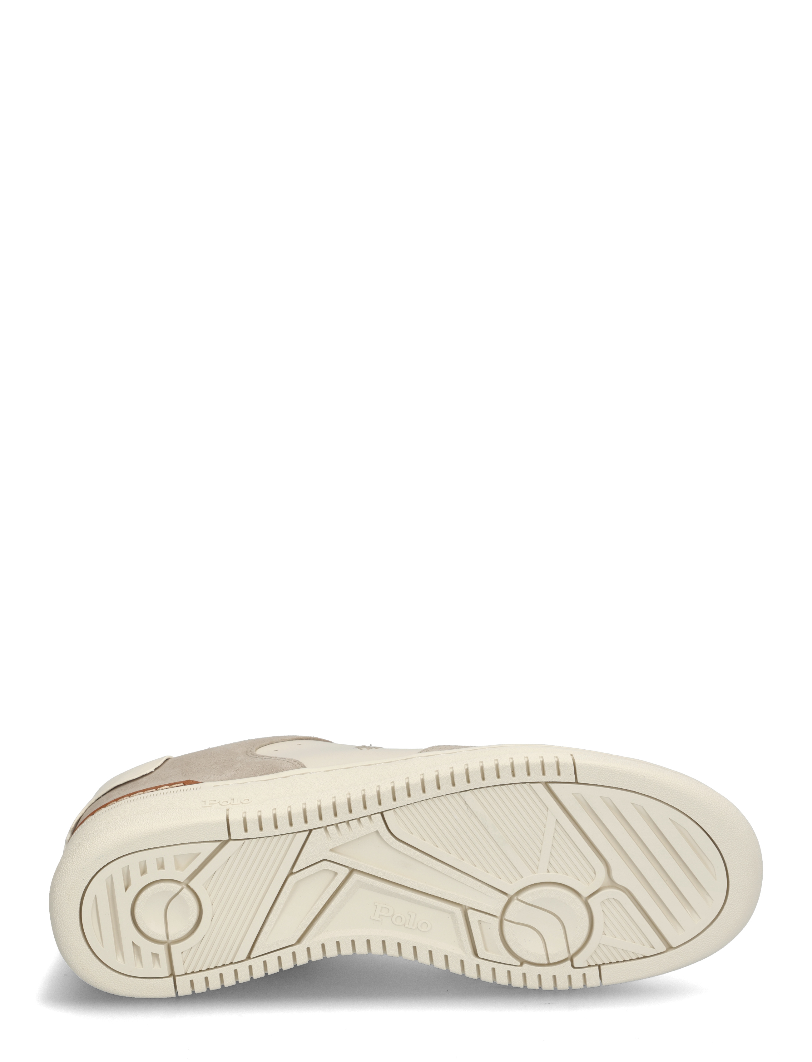 Polo Ralph Lauren - Masters Court Leather-Suede Sneaker - sneakersy niskie - milkshake/ecru - 4