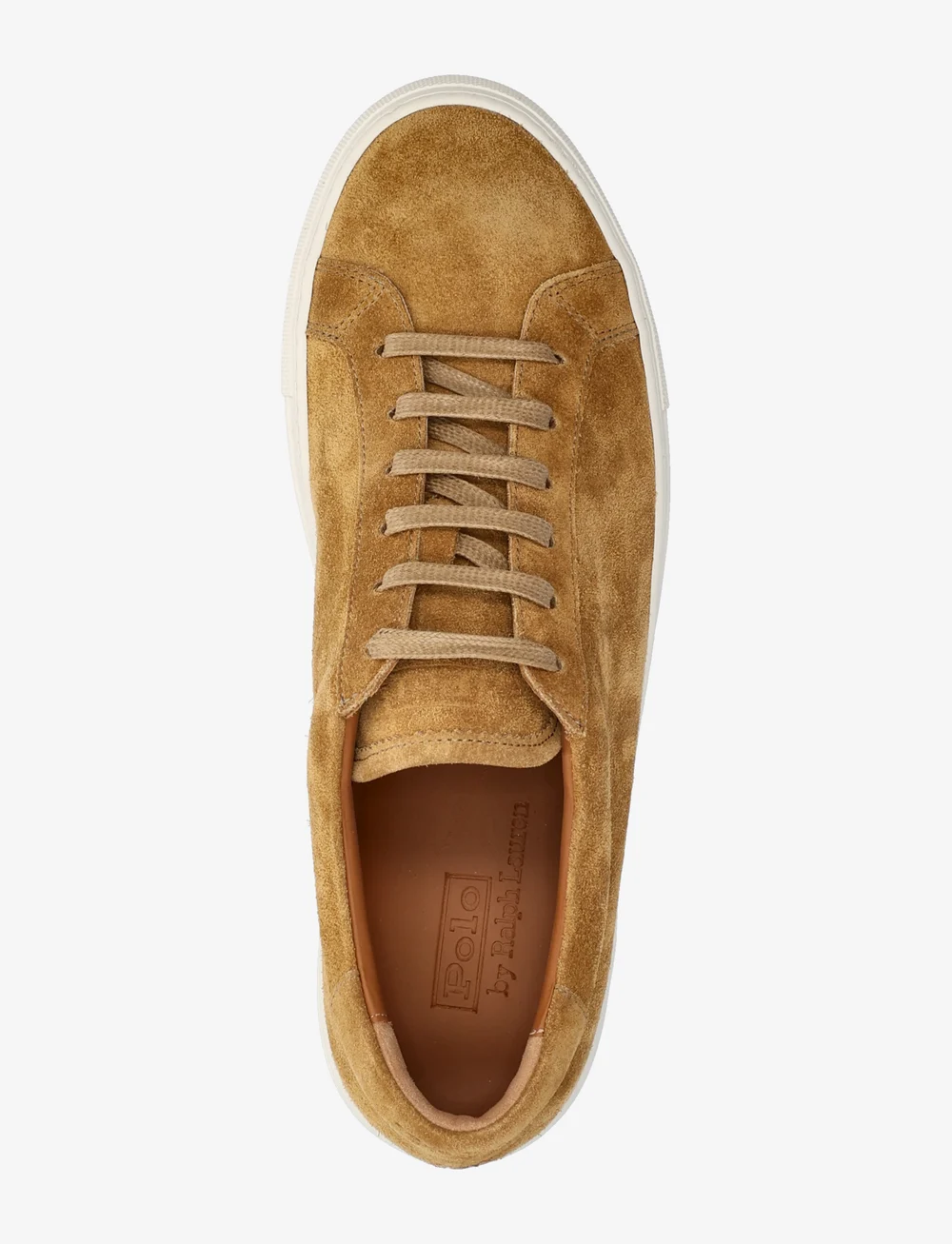Polo Ralph Lauren - Jermain Suede Sneaker - ar zemu augšdaļu - desert tan - 3