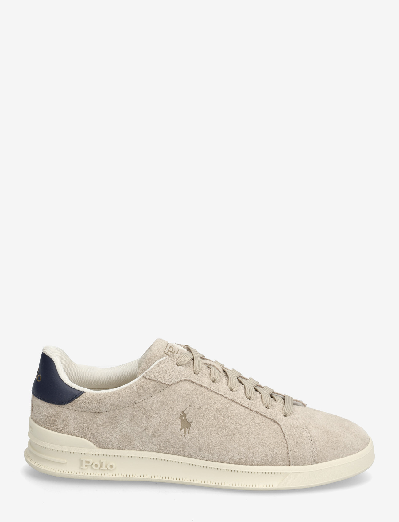 Polo Ralph Lauren - Heritage Court II Suede Sneaker - niedriger schnitt - milkshake/navy - 1