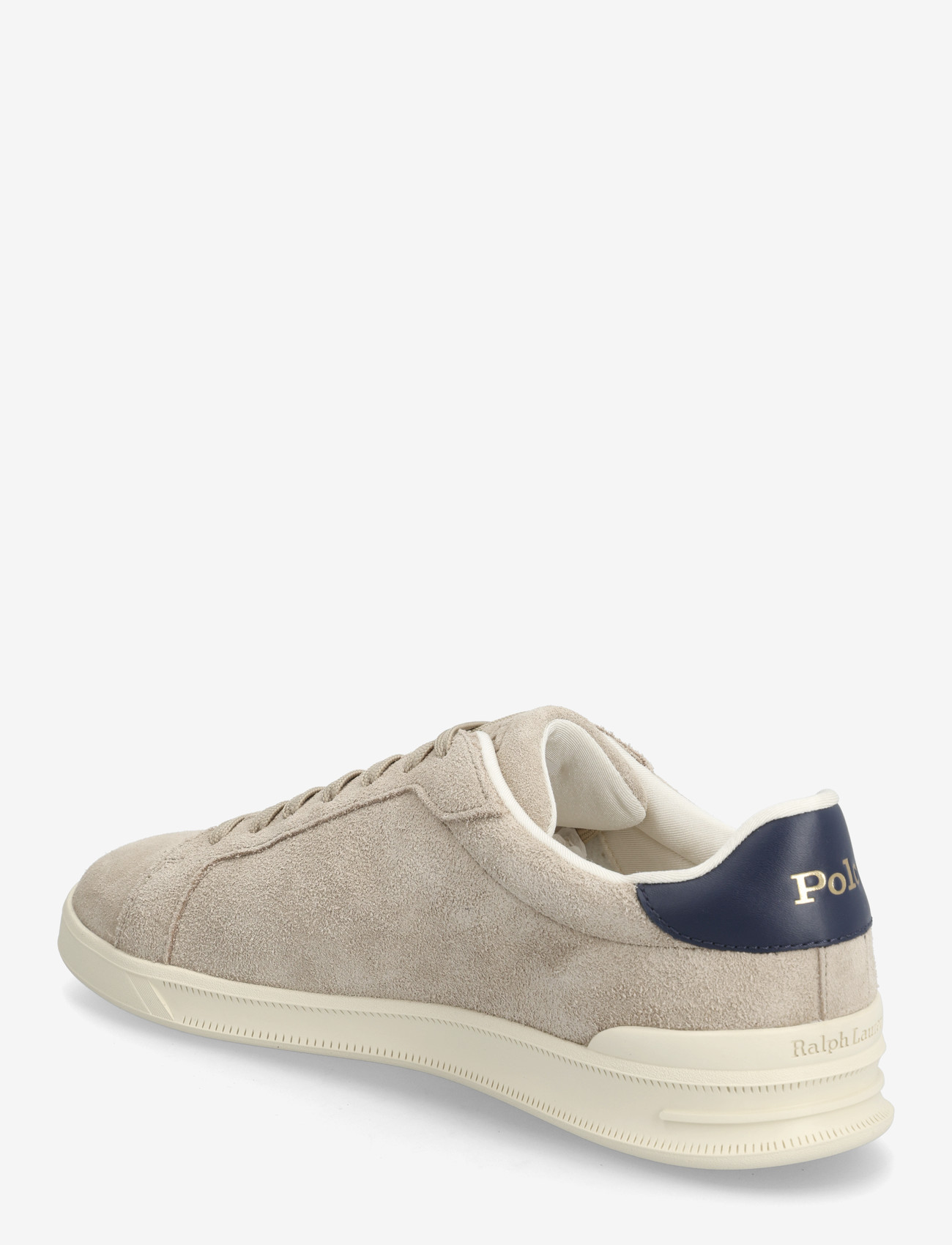 Polo Ralph Lauren - Heritage Court II Suede Sneaker - niedriger schnitt - milkshake/navy - 2