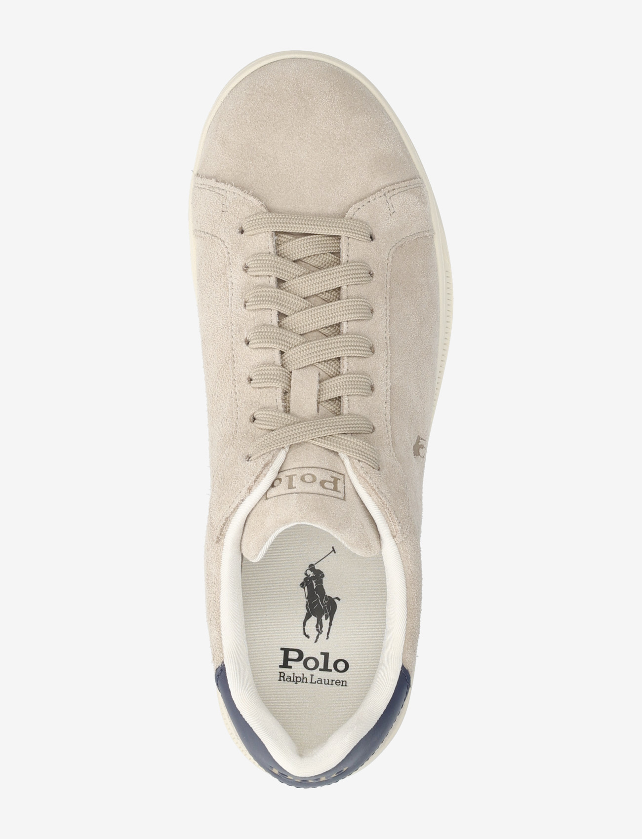Polo Ralph Lauren - Heritage Court II Suede Sneaker - niedriger schnitt - milkshake/navy - 3