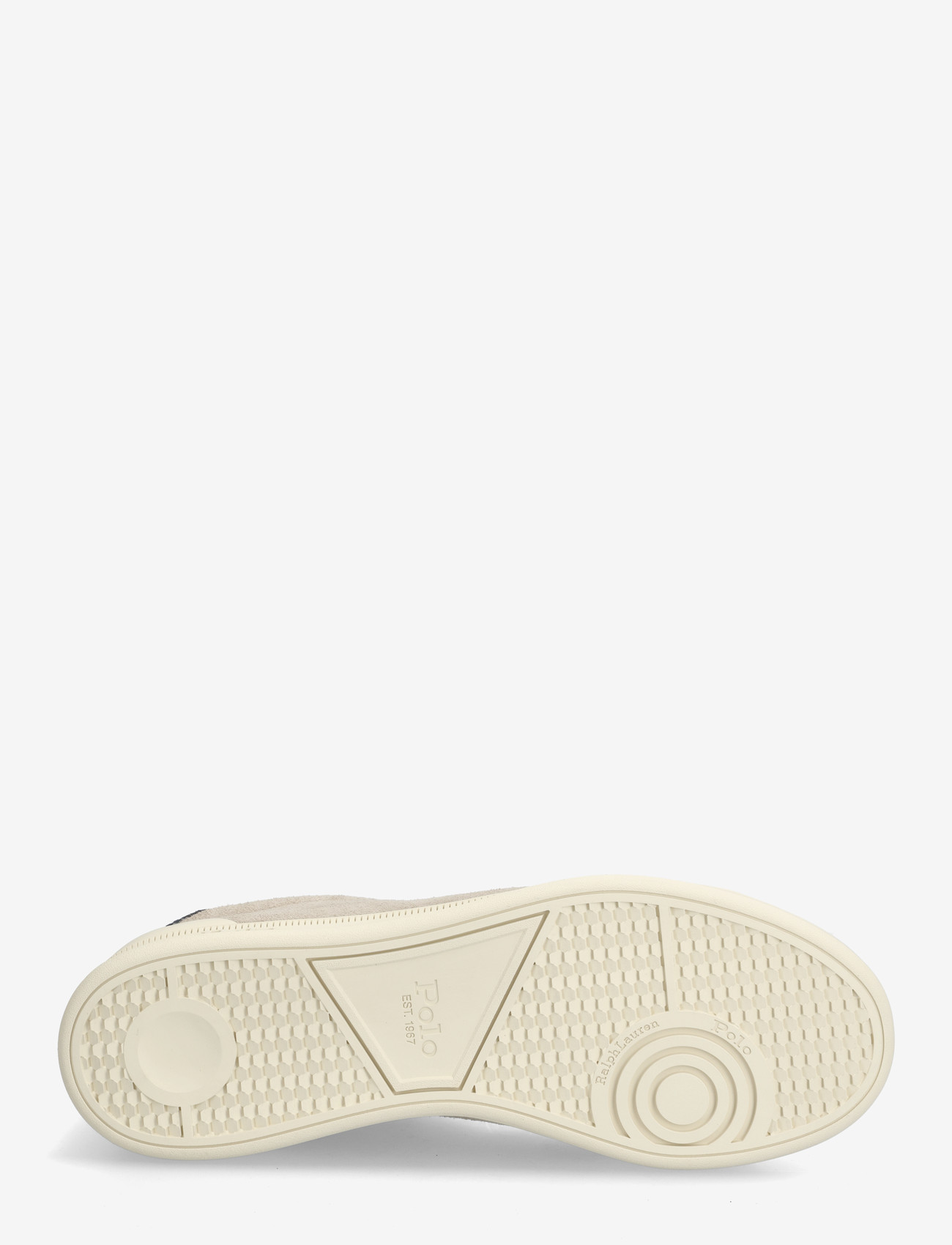 Polo Ralph Lauren - Heritage Court II Suede Sneaker - niedriger schnitt - milkshake/navy - 4