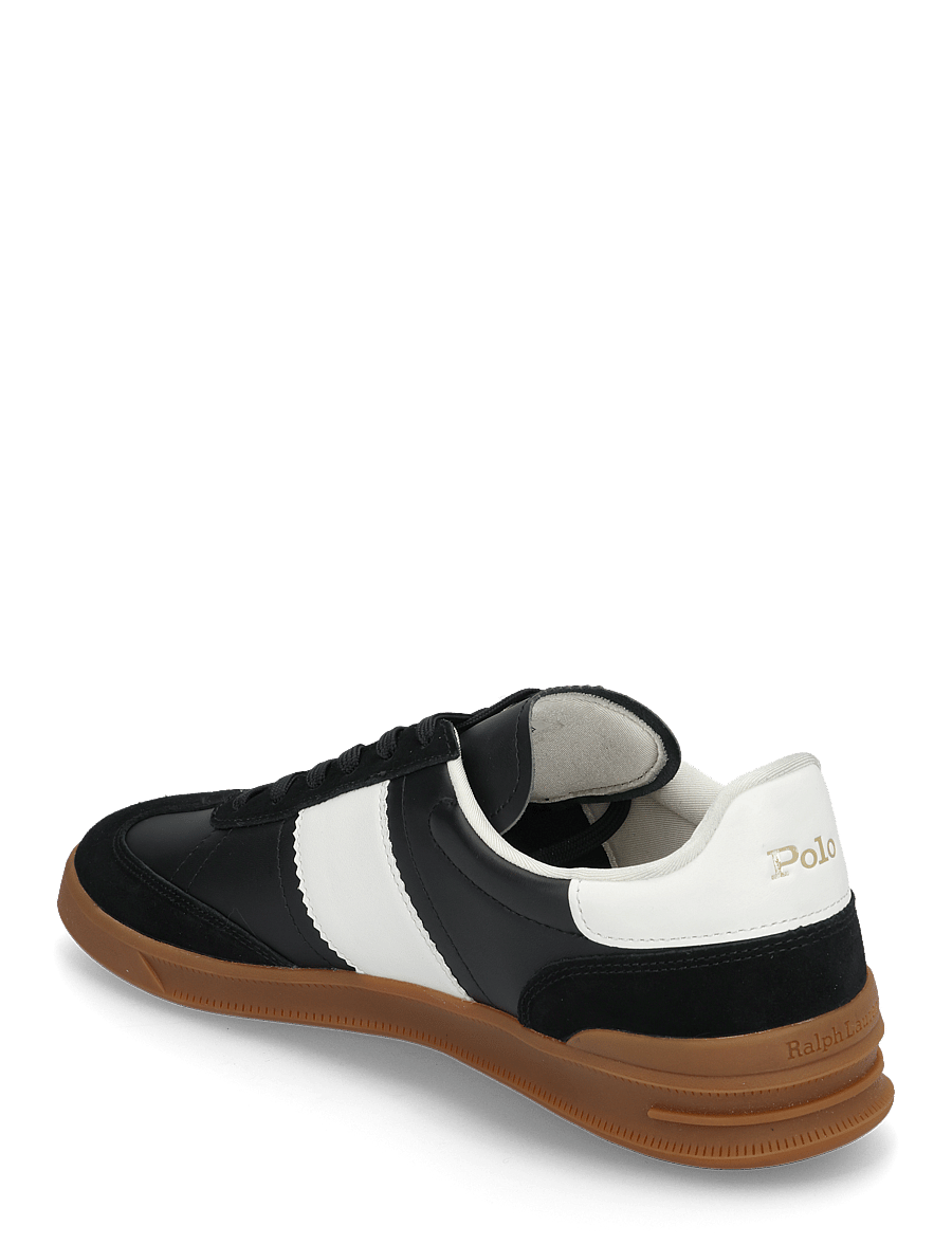 Polo Ralph Lauren - LEATHER/SUEDE-HRT AERA PP-SK-LTL - low-top sneaker - black/white - 2