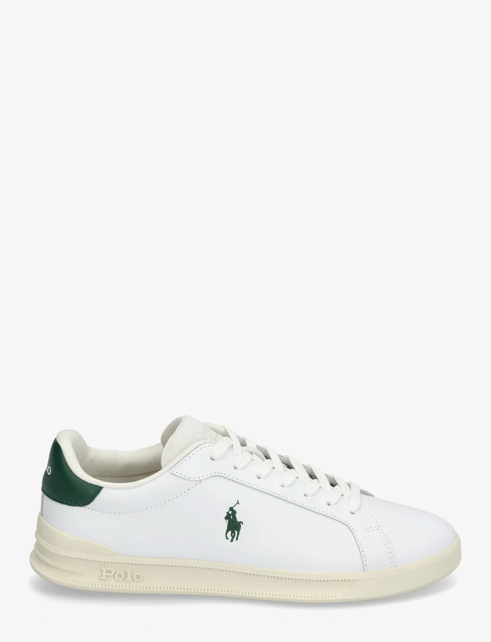 Polo Ralph Lauren - Heritage Court II Nappa Leather Sneaker - madala säärega tossud - white/green - 1