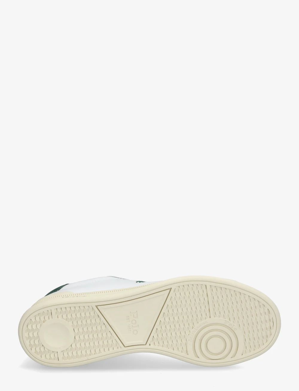 Polo Ralph Lauren - Heritage Court II Nappa Leather Sneaker - madala säärega tossud - white/green - 4