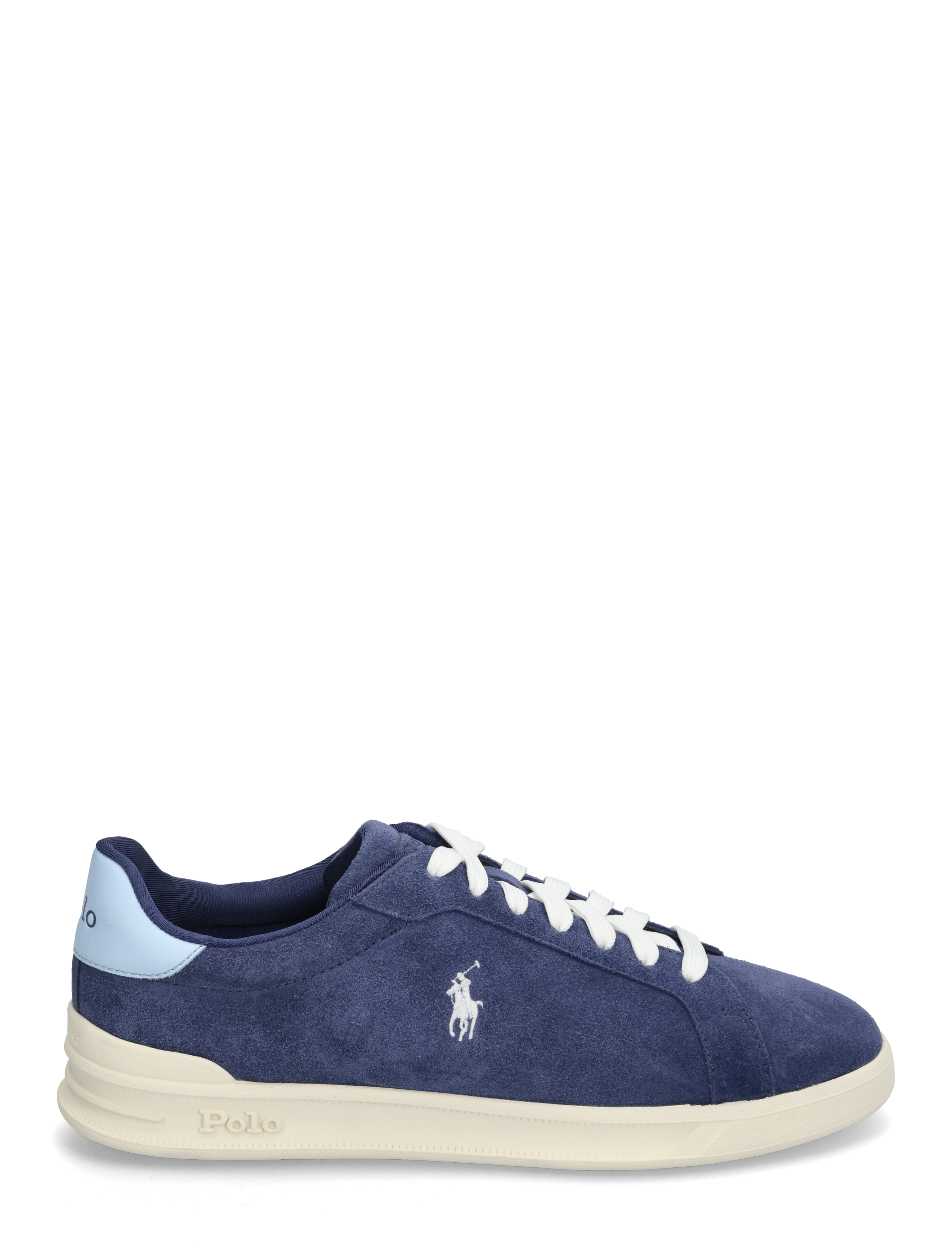 Polo Ralph Lauren - Heritage Court II Suede Sneaker - navy/light blue - 1