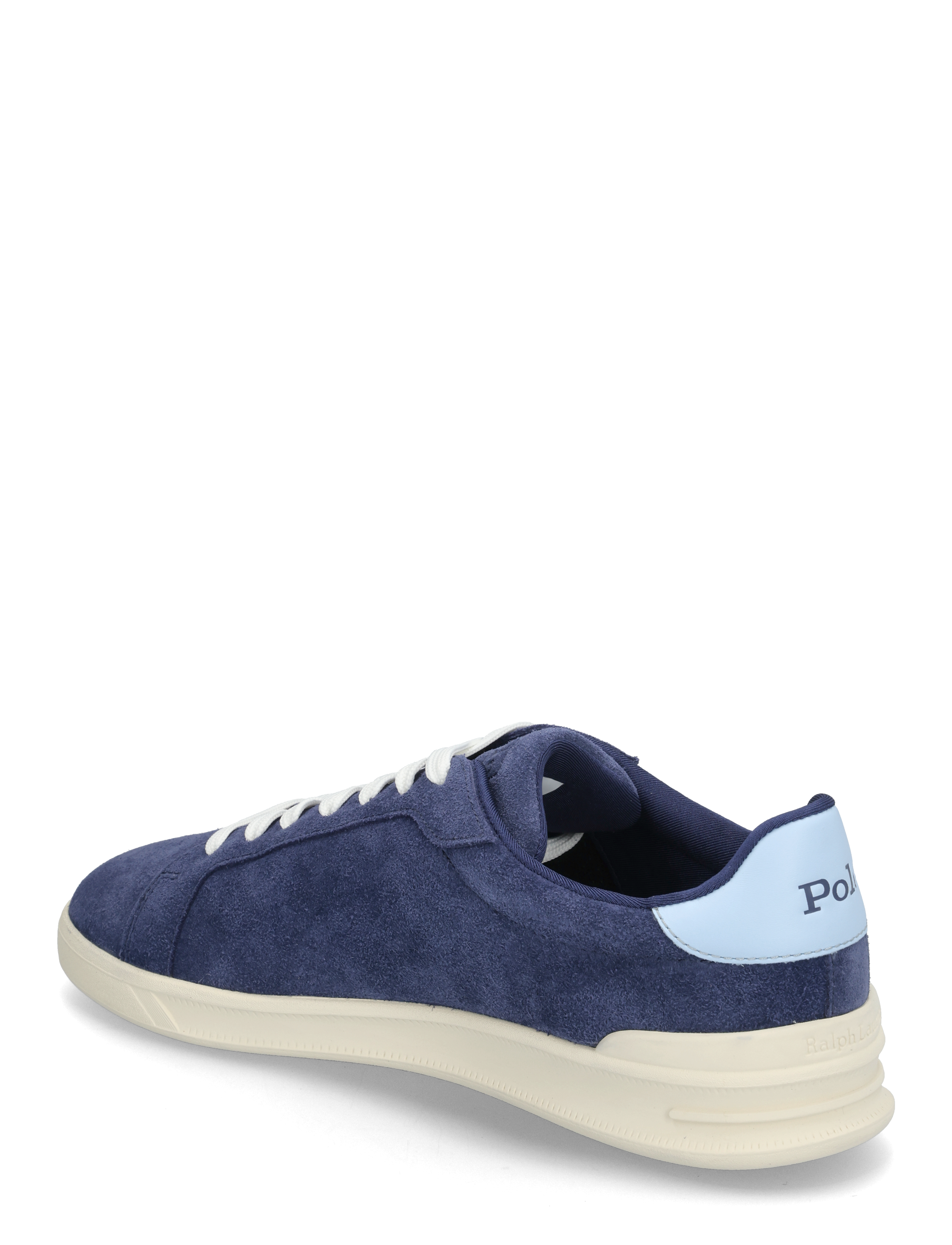 Polo Ralph Lauren - Heritage Court II Suede Sneaker - navy/light blue - 2