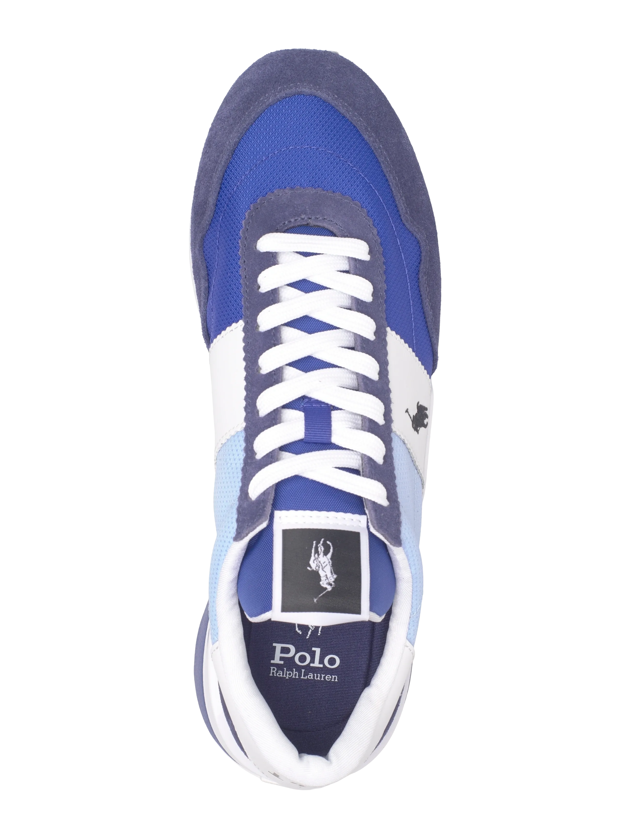 Polo Ralph Lauren - Train 89 Suede & Oxford Sneaker - lave sneakers - navy/royal/white - 3