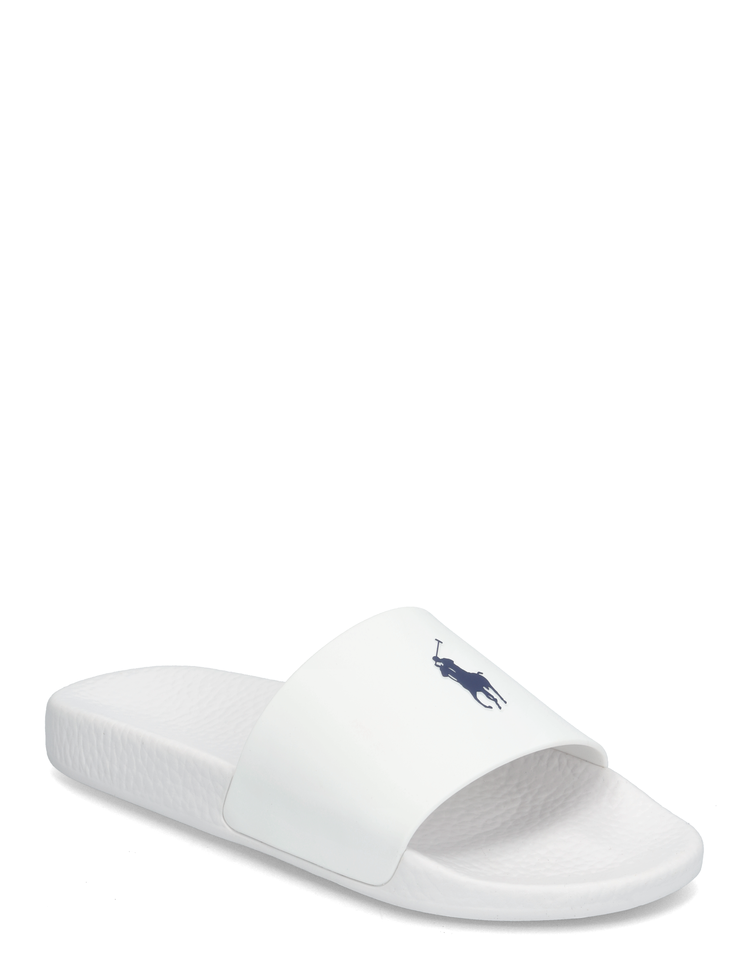 Polo Ralph Lauren Signature Pony Slide, 45, White, Sko > Tøfler, Herre
