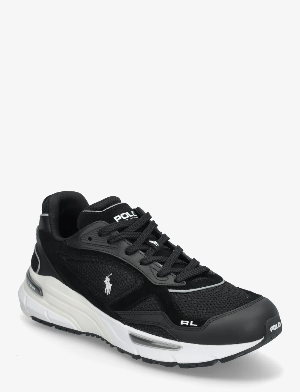 Polo Ralph Lauren - Trackster 275 Sneaker - madala säärega tossud - black/deckwash wh - 0
