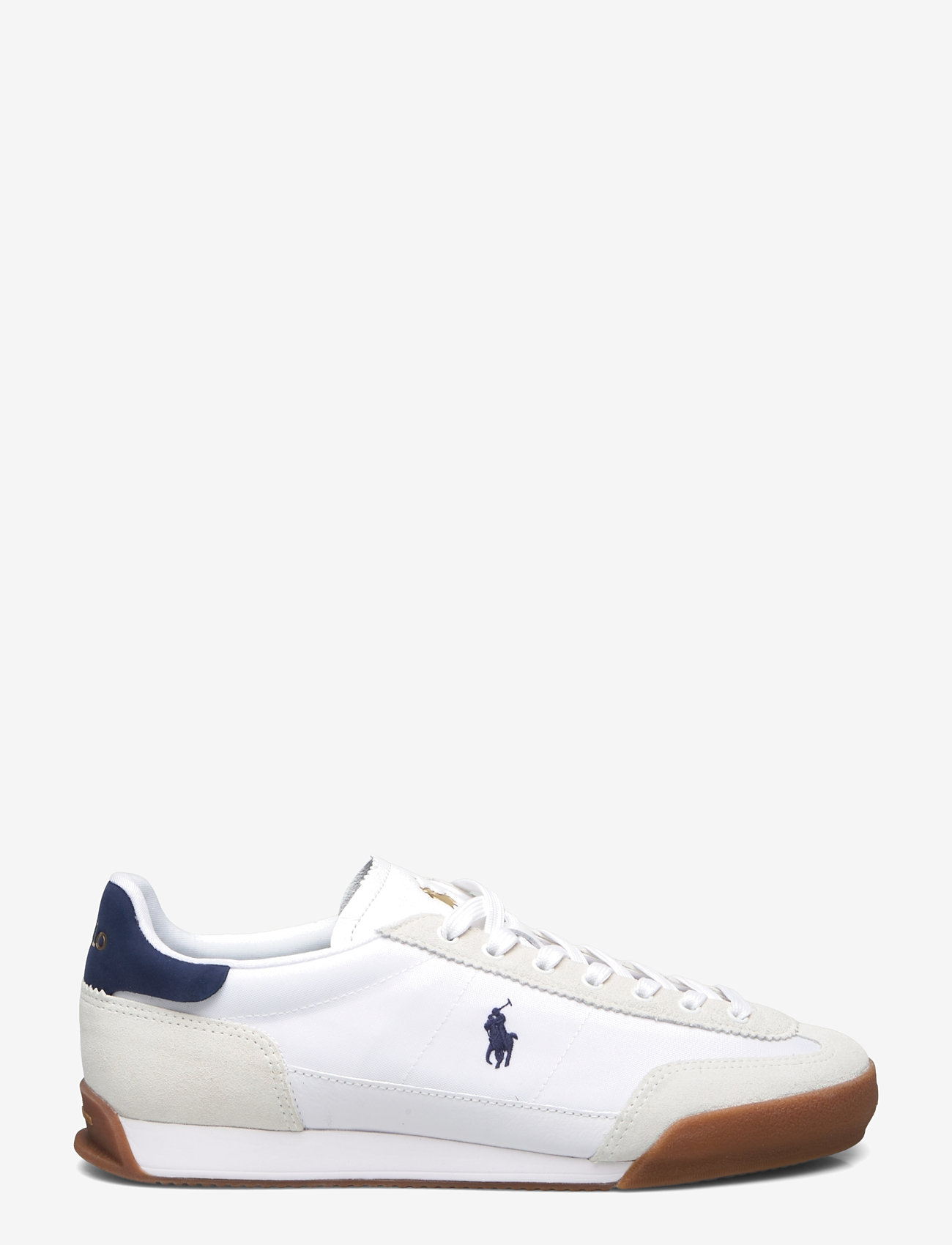 Polo Ralph Lauren - Hester Suede & Canvas Sneaker - white/navy - 1