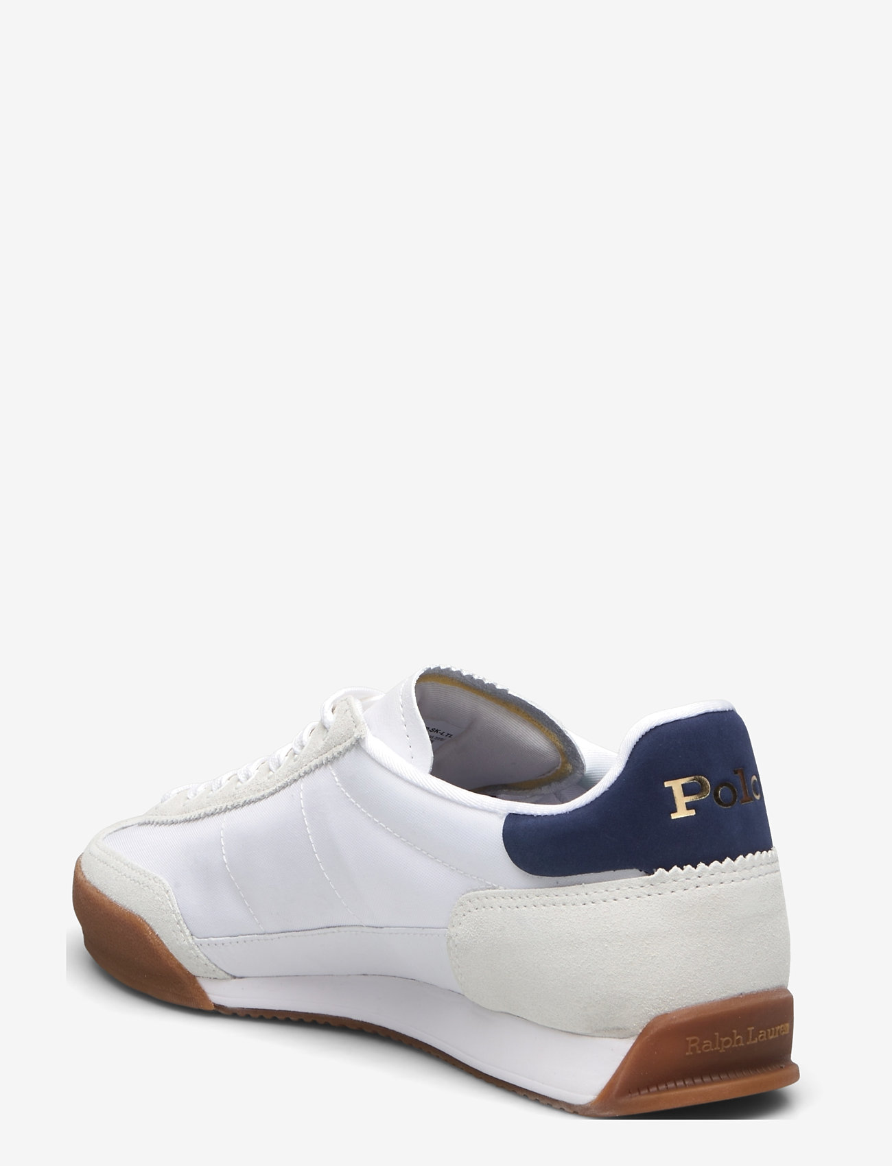 Polo Ralph Lauren - Hester Suede & Canvas Sneaker - white/navy - 2