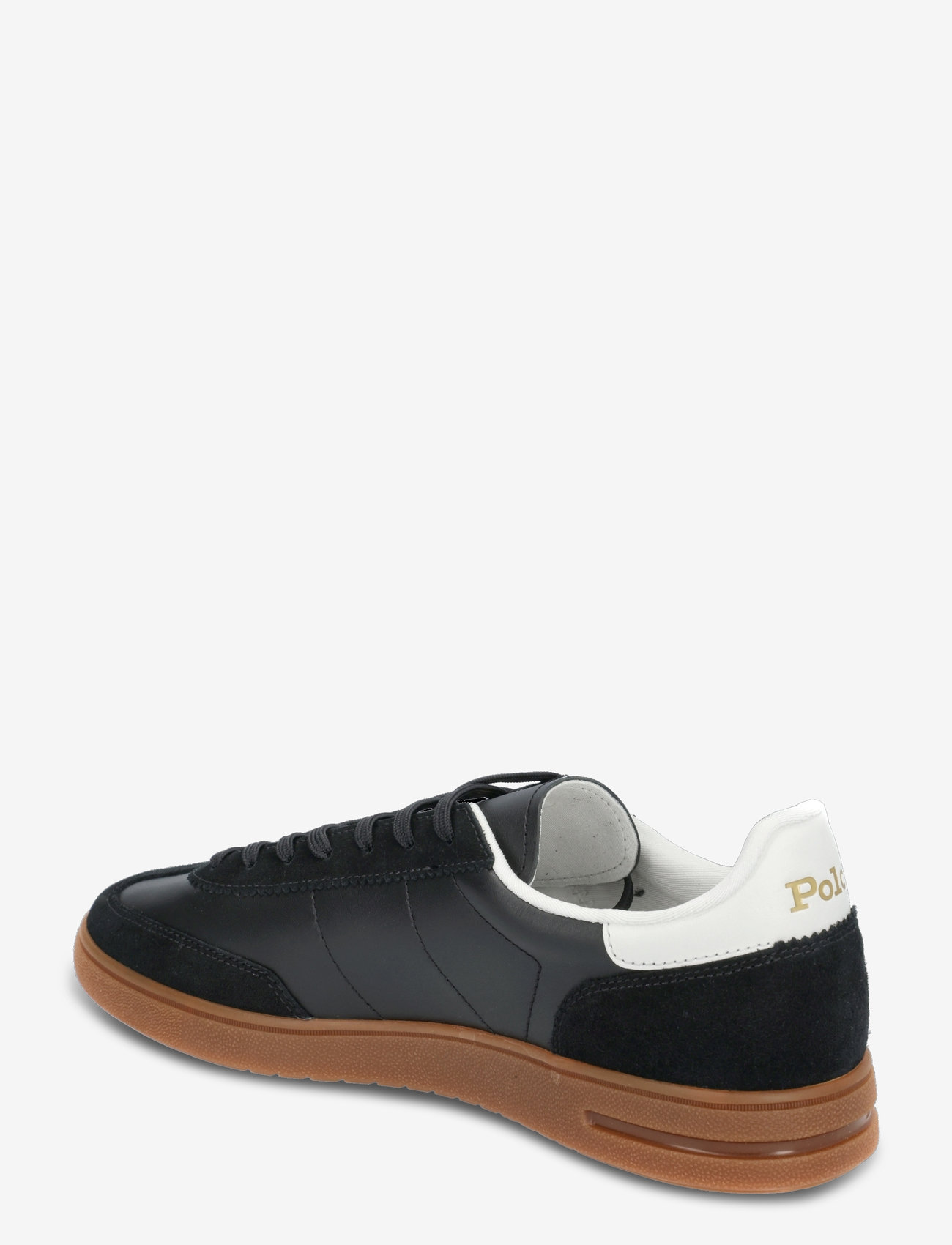 Polo Ralph Lauren - Bedford Leather-Suede Sneaker - låga sneakers - black/white - 2