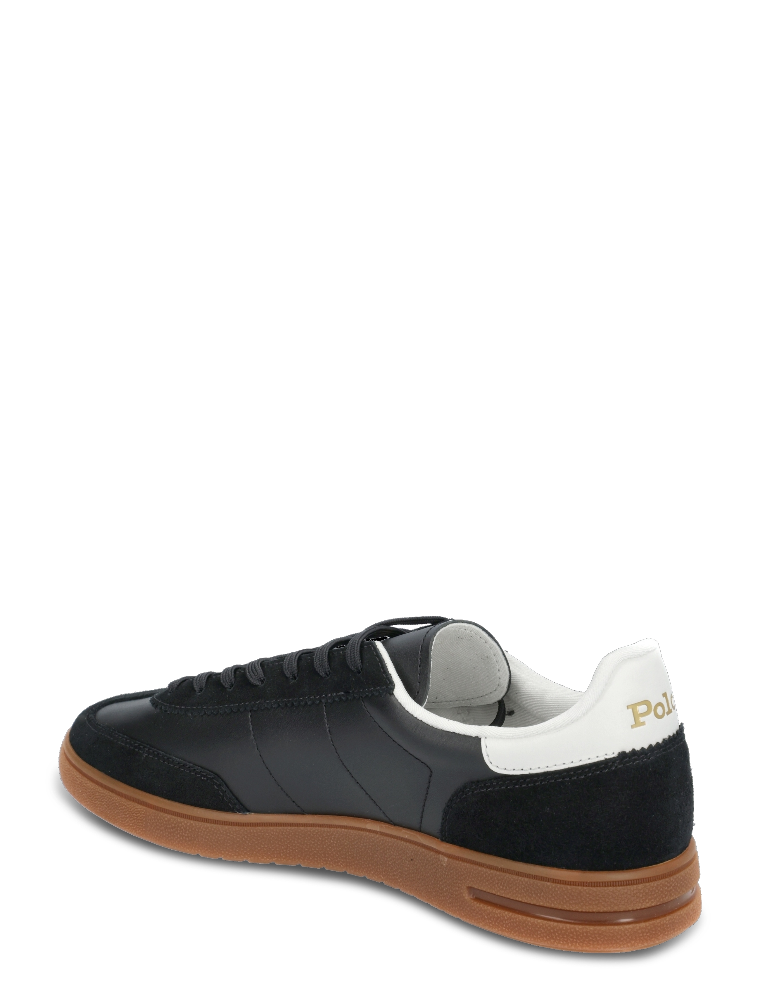 Polo Ralph Lauren - Bedford Leather-Suede Sneaker - låga sneakers - black/white - 2
