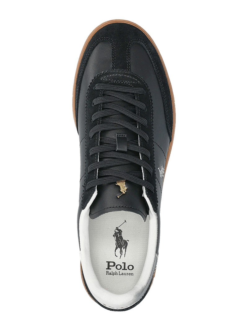 Polo Ralph Lauren - Bedford Leather-Suede Sneaker - låga sneakers - black/white - 3