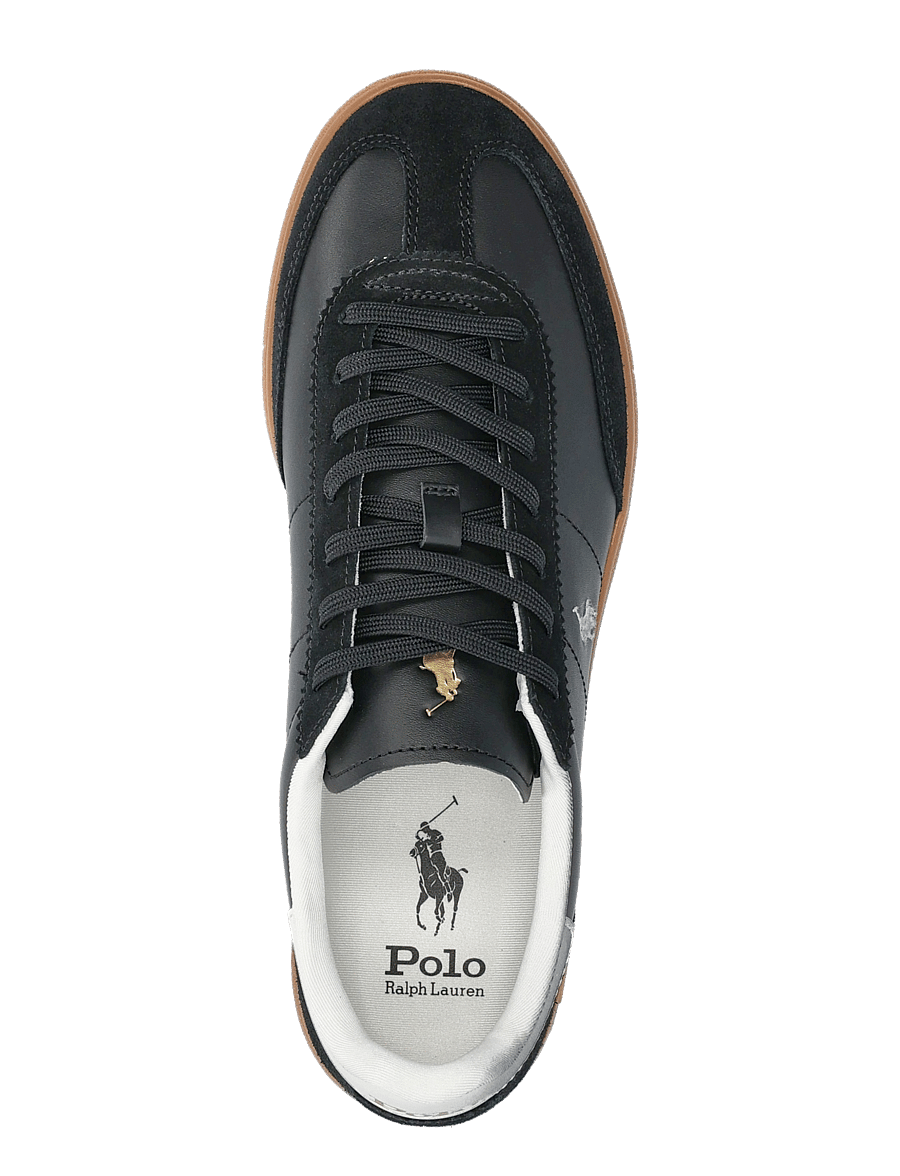 Polo Ralph Lauren - Bedford Leather-Suede Sneaker - laisvalaikio batai žemu aulu - black/white - 3