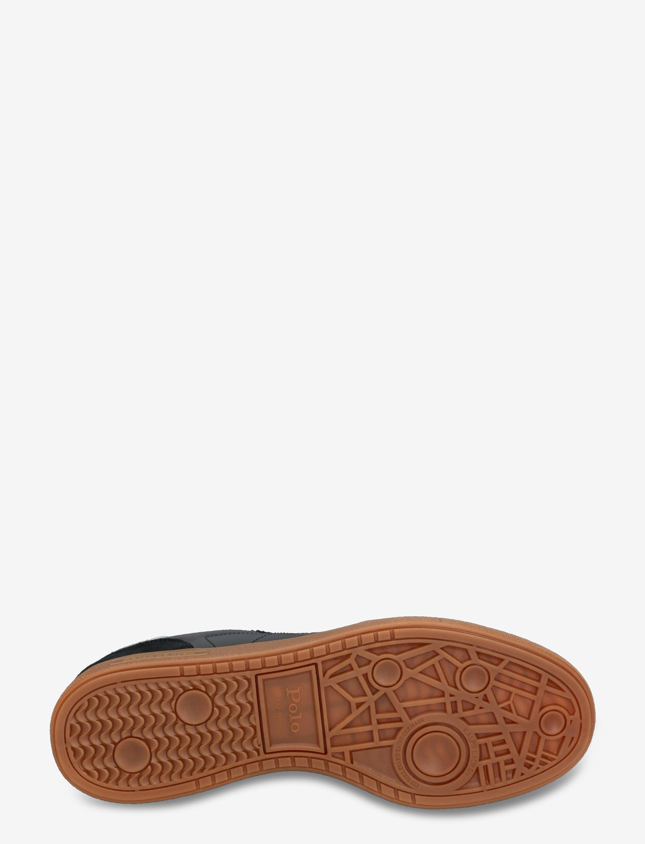 Polo Ralph Lauren - Bedford Leather-Suede Sneaker - låga sneakers - black/white - 4