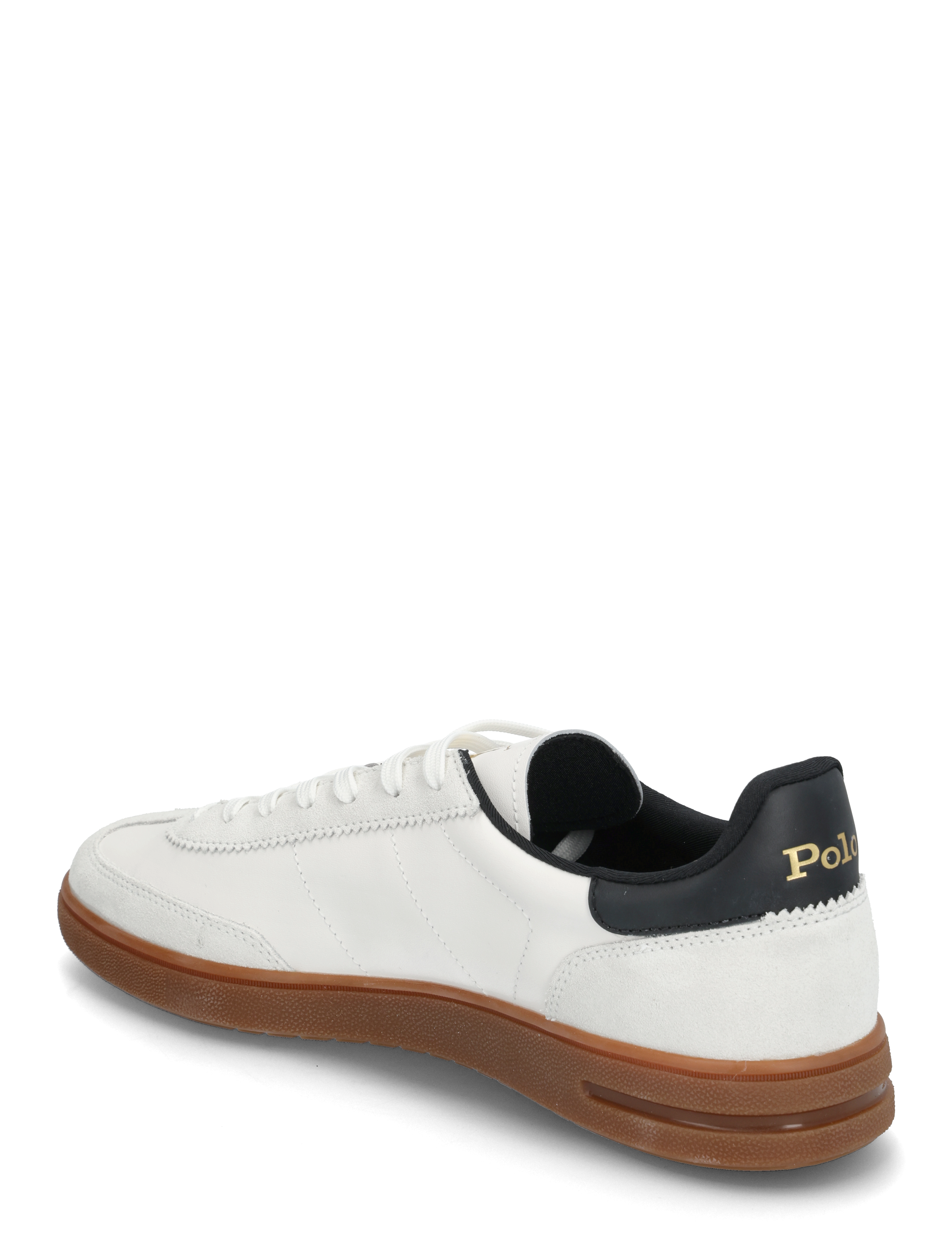 Polo Ralph Lauren - LEATHER/SUEDE-BEDFORD PP-SK-LTL - baskets basses - white/black - 2