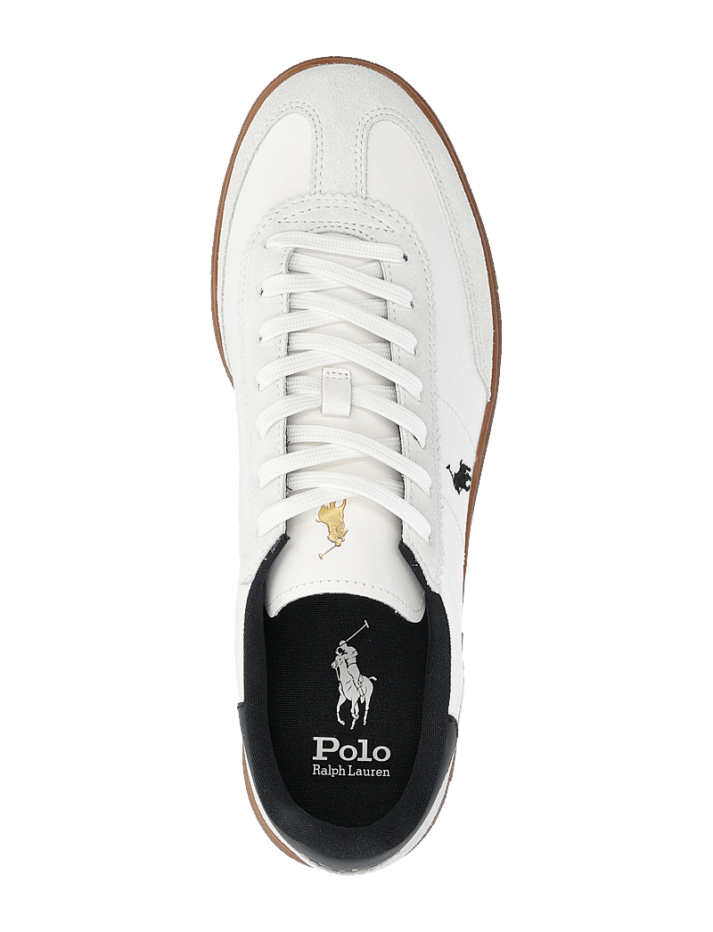 Polo Ralph Lauren - Bedford Leather-Suede Sneaker - låga sneakers - white/black - 3