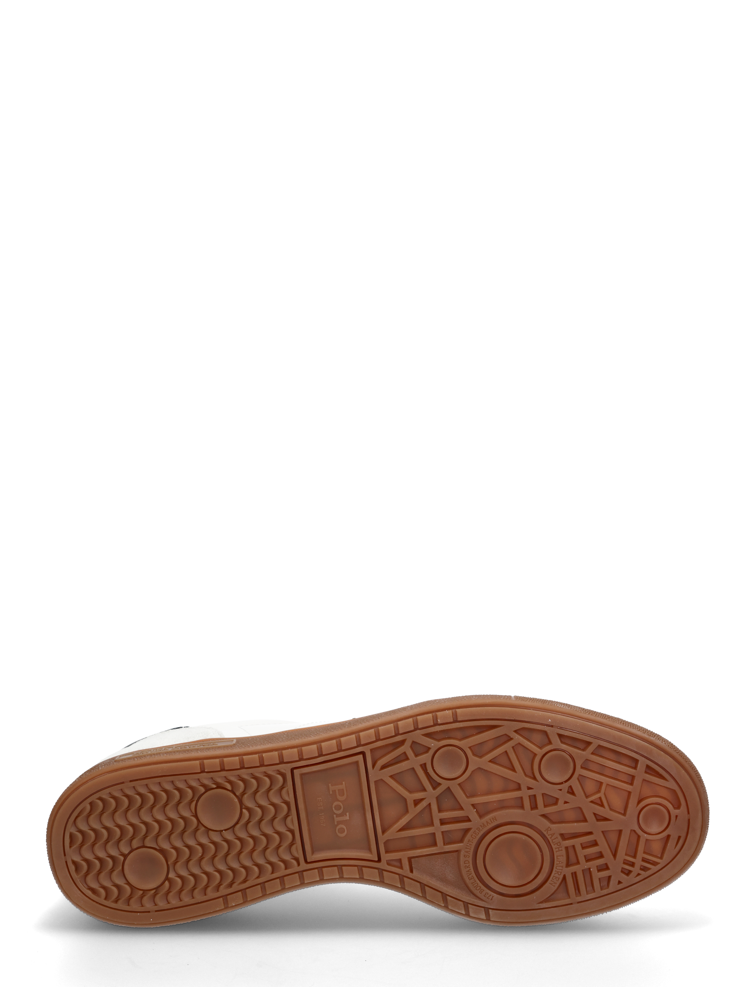 Polo Ralph Lauren - LEATHER/SUEDE-BEDFORD PP-SK-LTL - baskets basses - white/black - 4