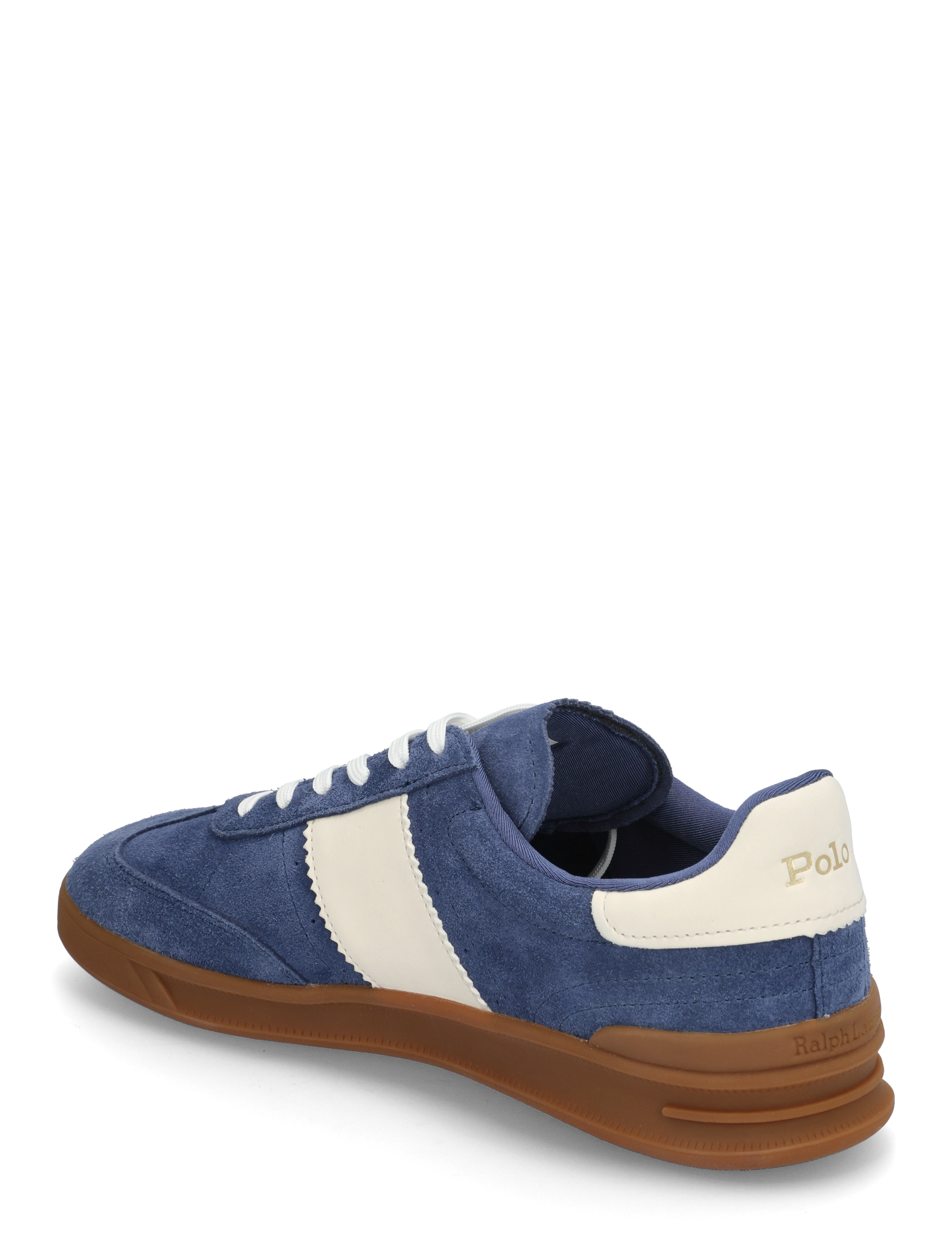 Polo Ralph Lauren - Heritage Aera Suede Sneaker - light navy/cream - 2