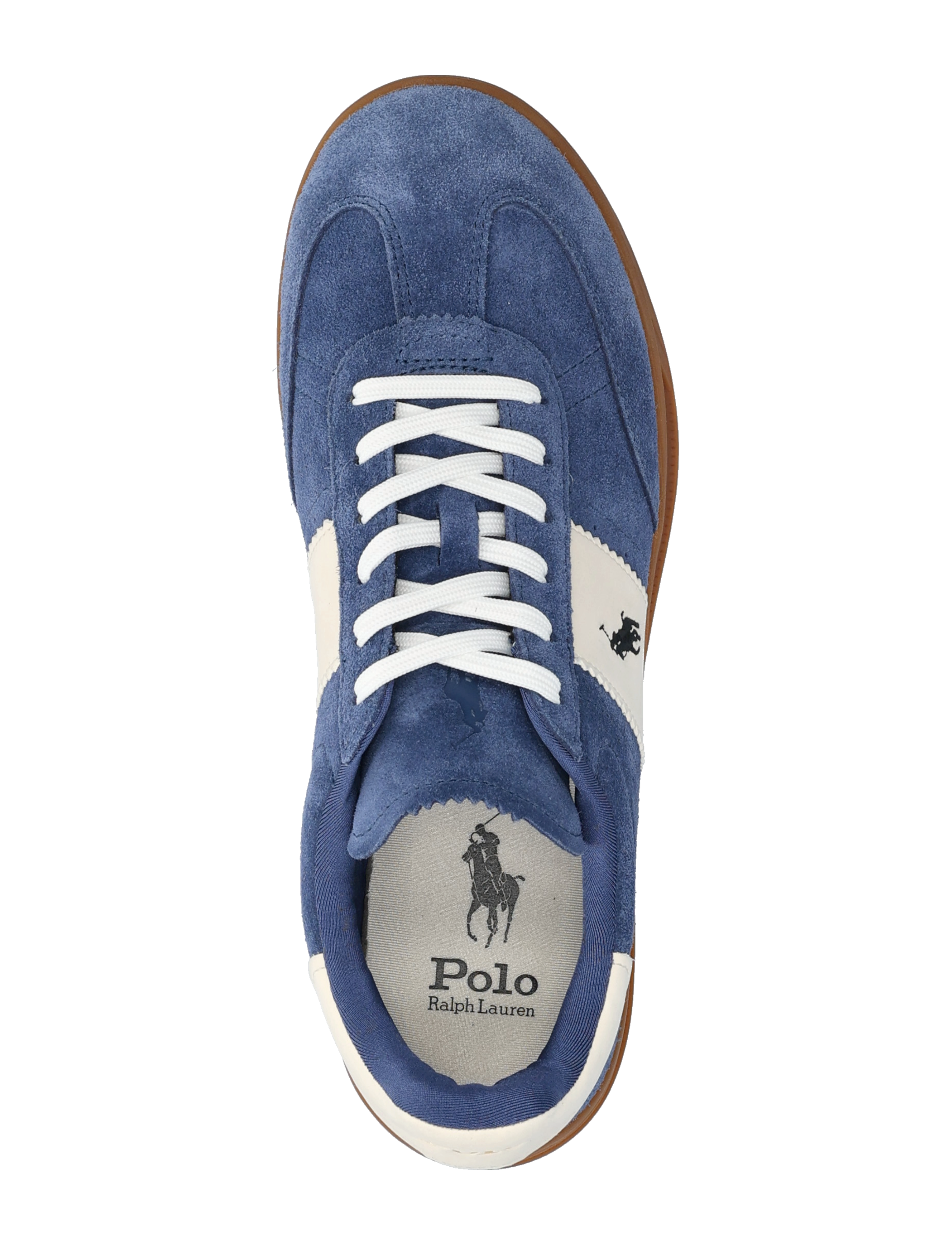 Polo Ralph Lauren - Heritage Aera Suede Sneaker - light navy/cream - 3
