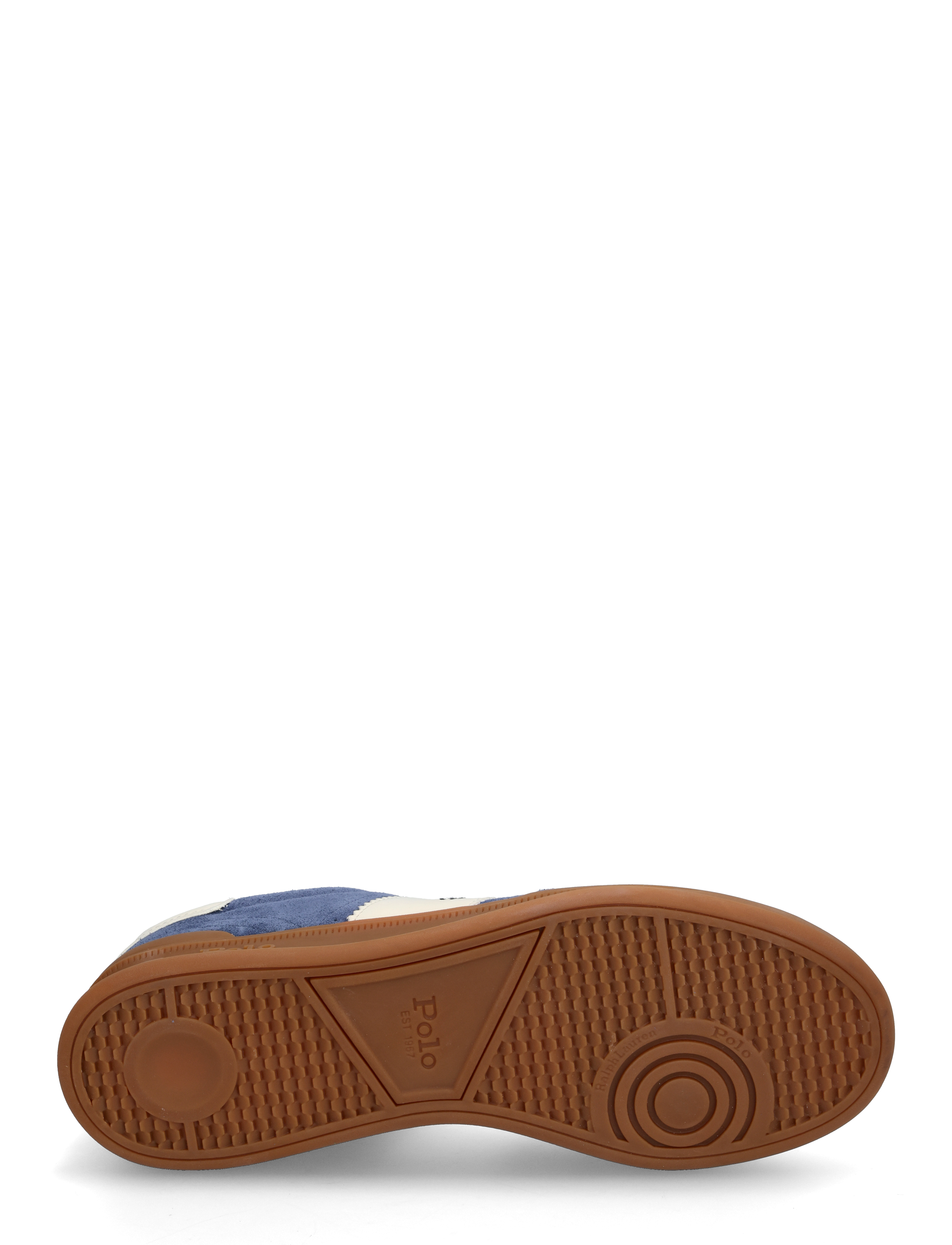 Polo Ralph Lauren - Heritage Aera Suede Sneaker - light navy/cream - 4