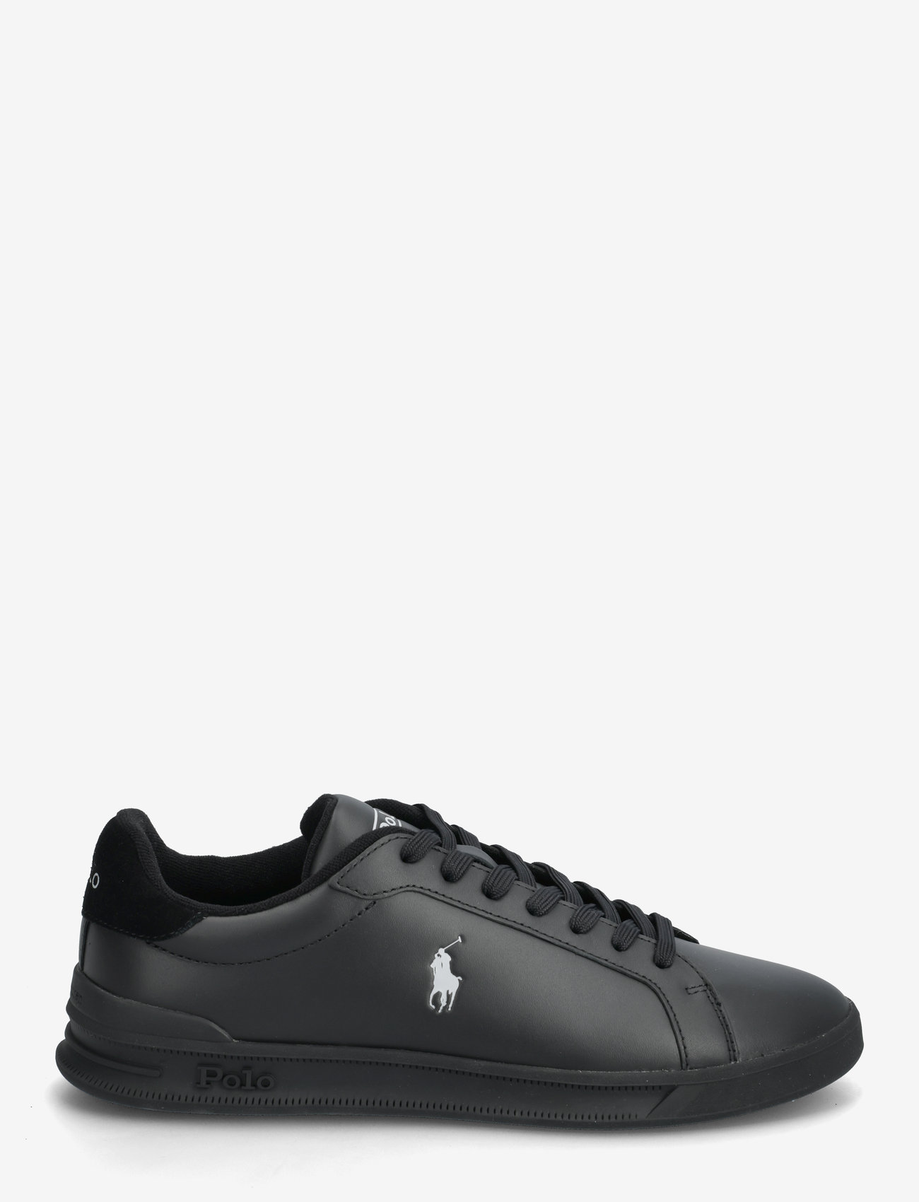 Polo Ralph Lauren - Heritage Court II Leather Sneaker - madala säärega tossud - black/soft grey p - 1