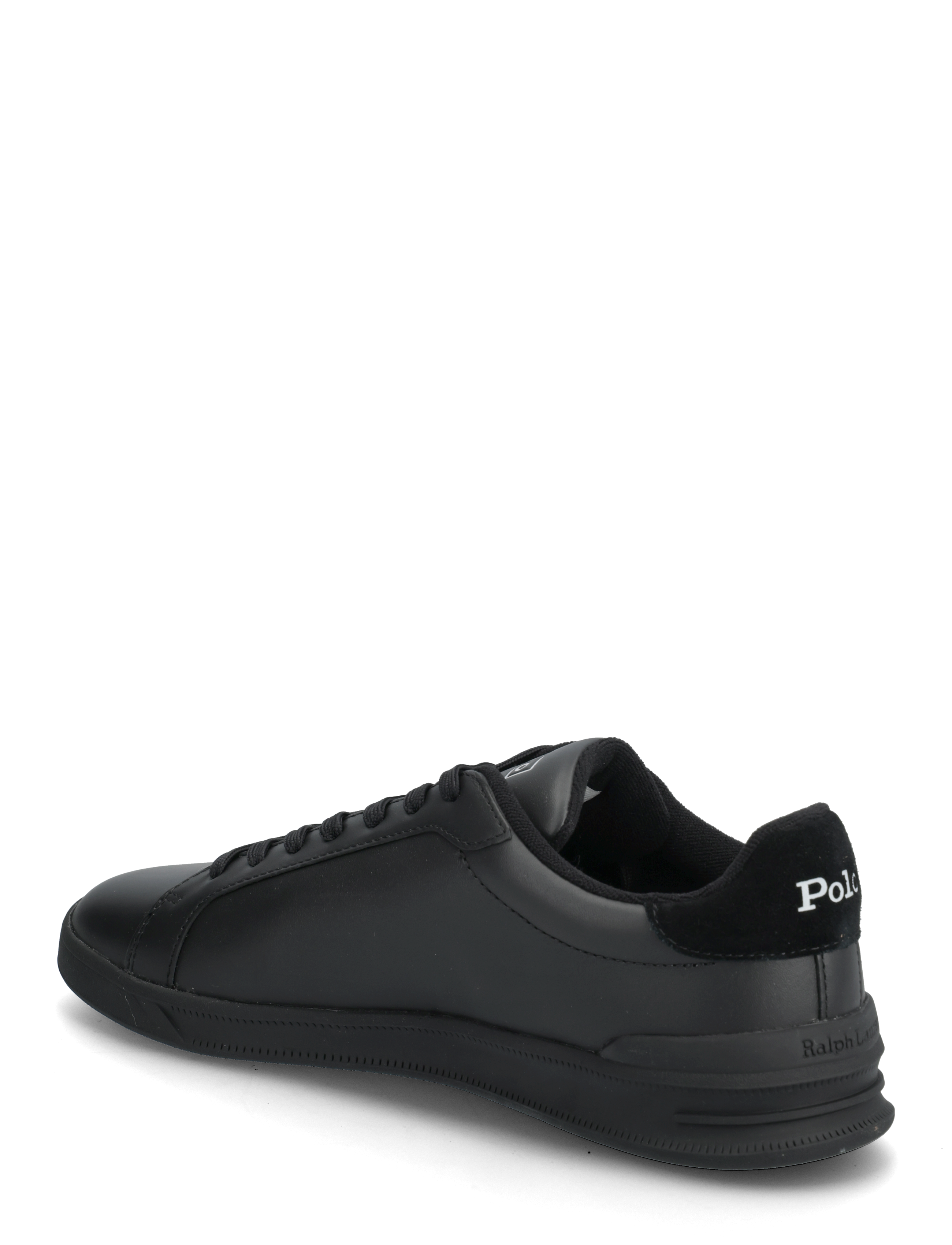 Polo Ralph Lauren - LEATHER-HRT CRT II-SK-LTL - baskets basses - black/soft grey p - 2