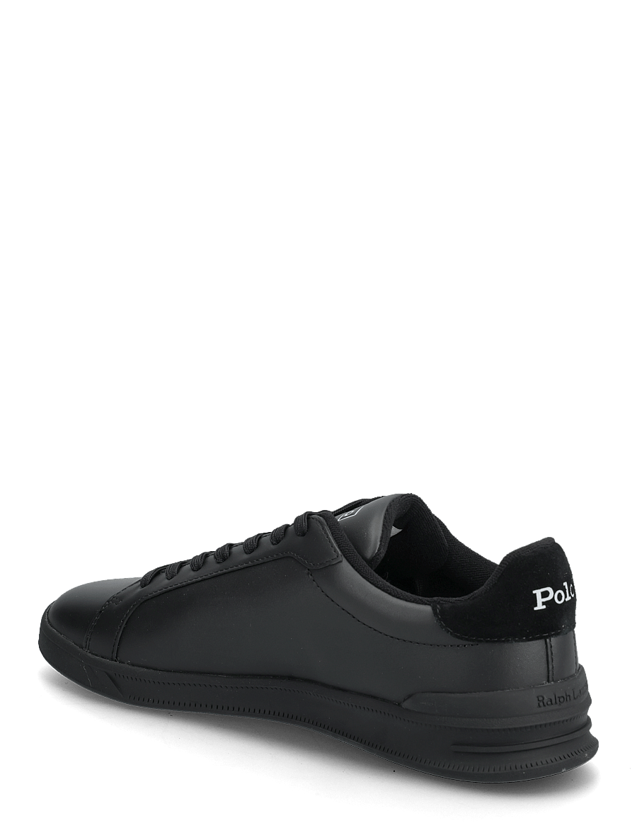 Polo Ralph Lauren - LEATHER-HRT CRT II-SK-LTL - baskets basses - black/soft grey p - 2