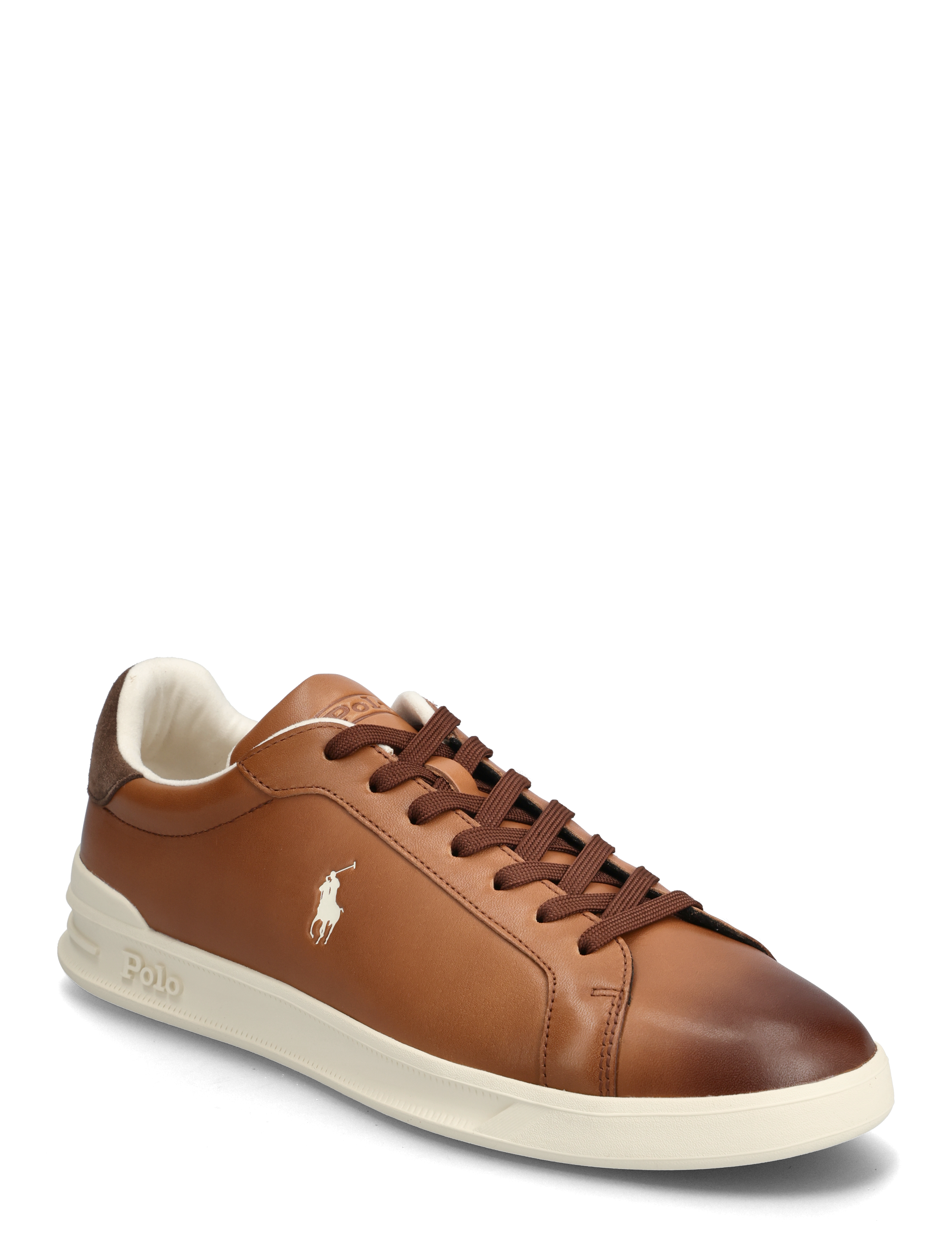 Polo Ralph Lauren Dress Calf-Hrt Crt Ii-Sk-Ltl, Mænd, Court Sneakers, Brun, Str: 42
