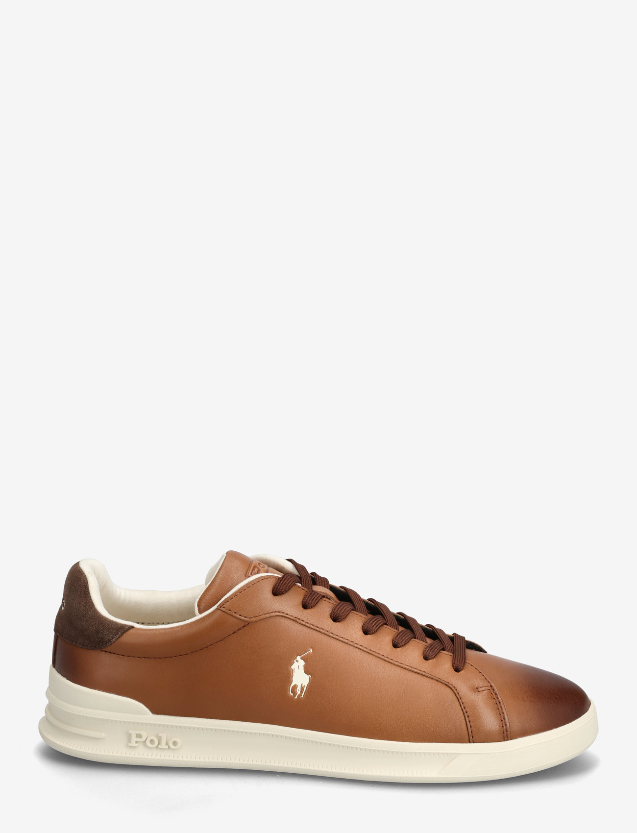 Polo Ralph Lauren - Heritage Court II Leather Sneaker - låga sneakers - tan/ecru pp - 1