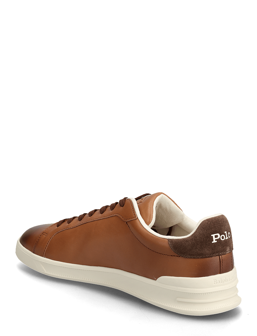 Polo Ralph Lauren - DRESS CALF-HRT CRT II-SK-LTL - baskets basses - tan/ecru pp - 2