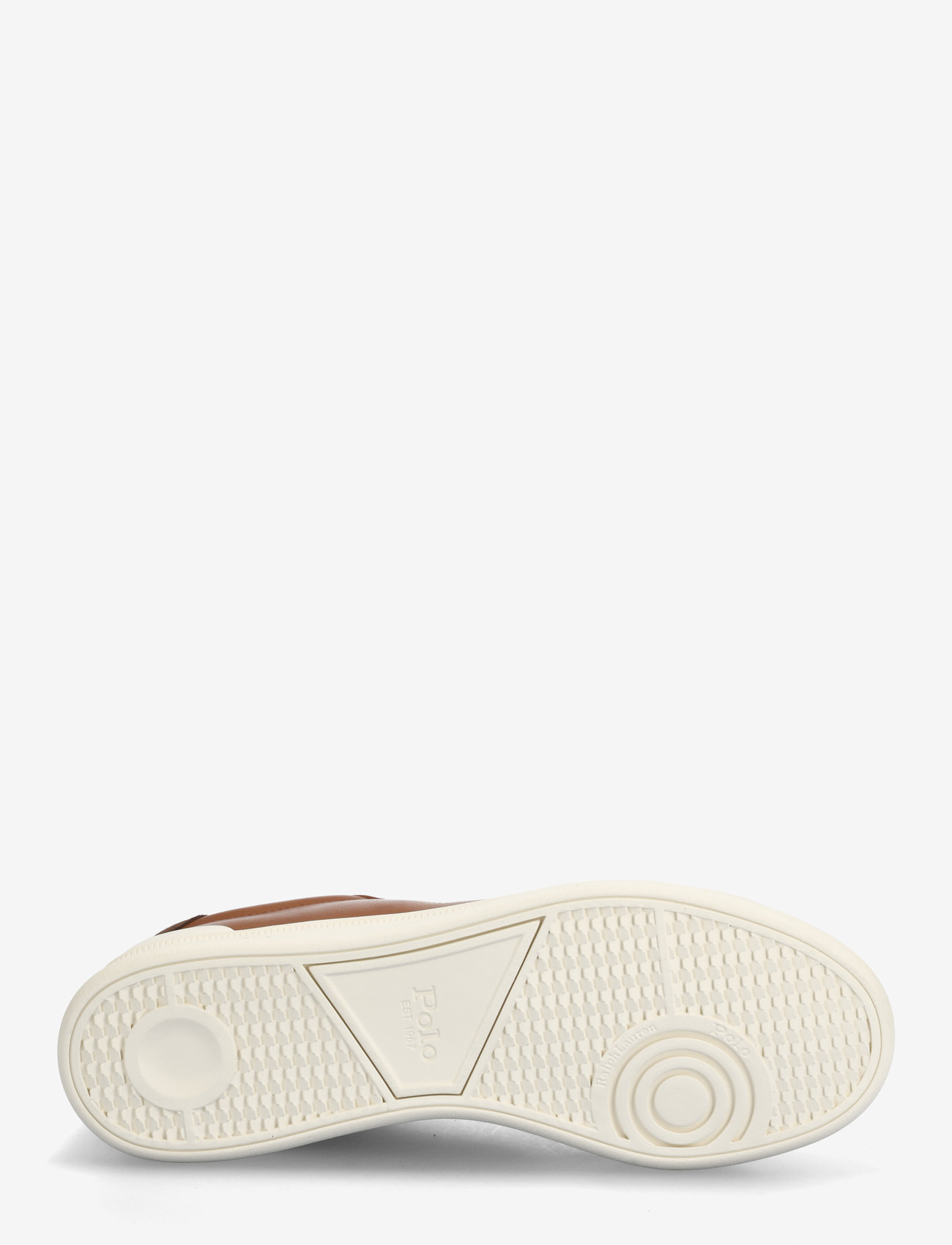 Polo Ralph Lauren - Heritage Court II Leather Sneaker - låga sneakers - tan/ecru pp - 4