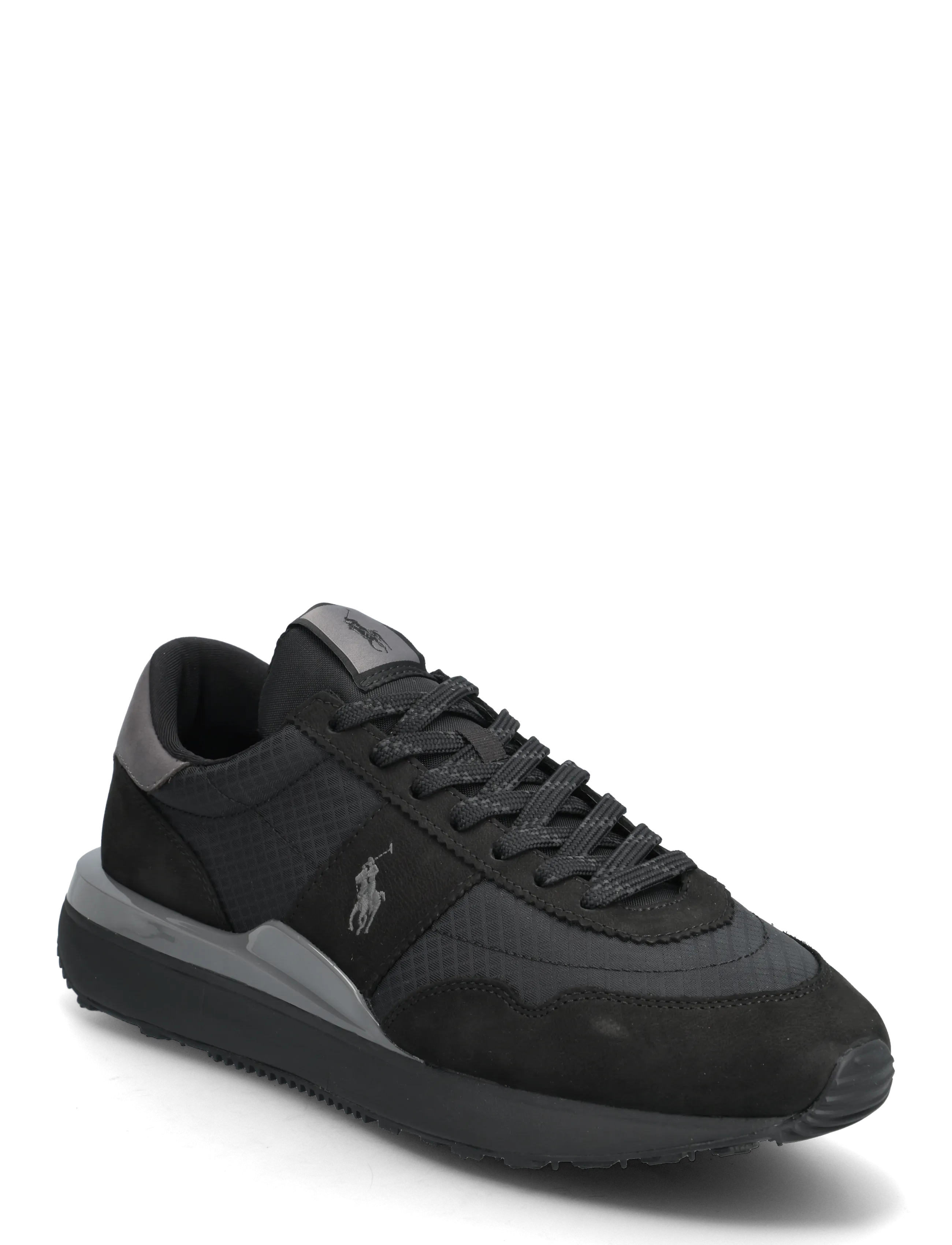 Polo Ralph Lauren Train 89 Nubuck & Oxford Sneaker, Mænd, Træningssneaker, Sort, Str: 40