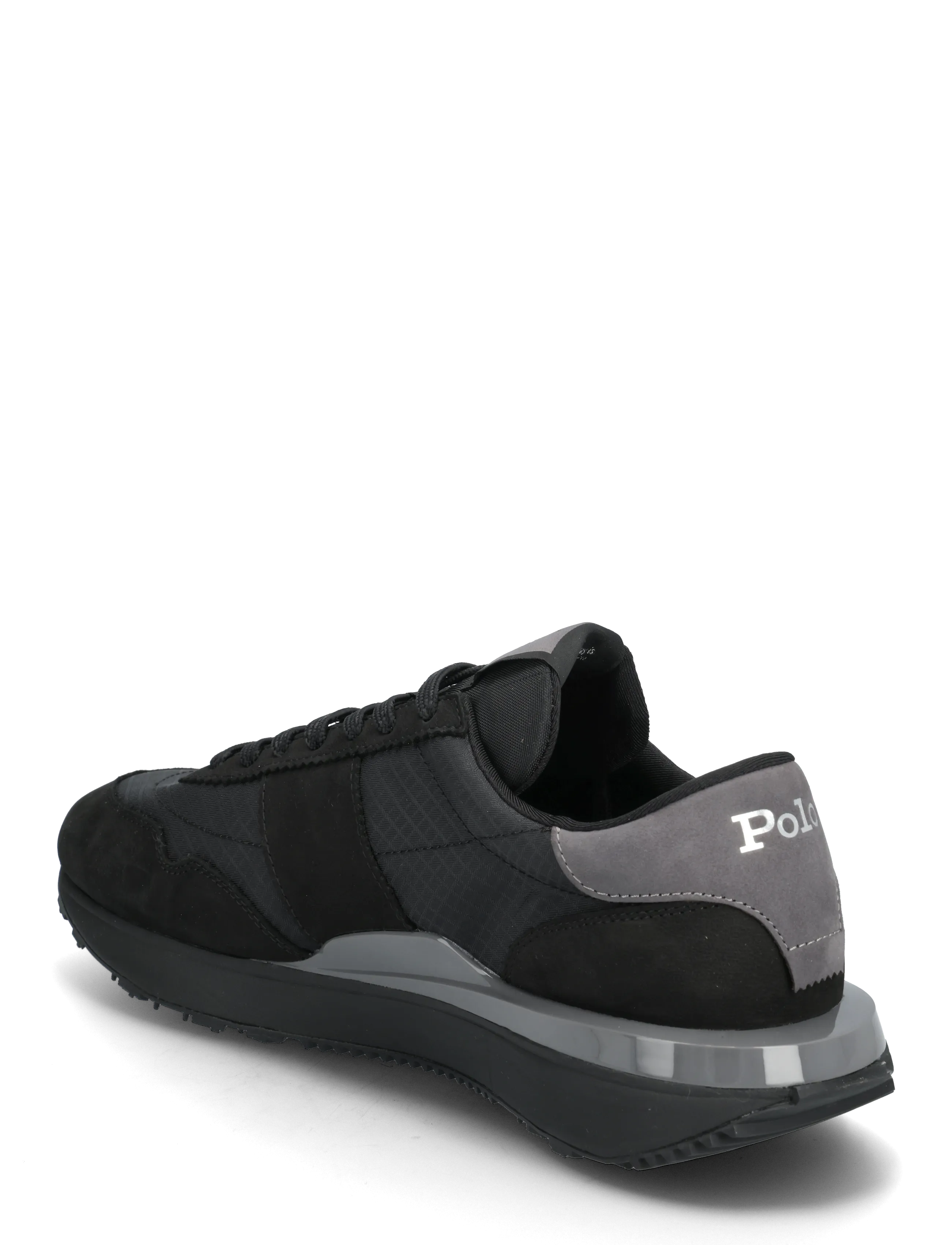 Polo Ralph Lauren - Train 89 Nubuck & Oxford Sneaker - sneakersy niskie - black/grey - 2