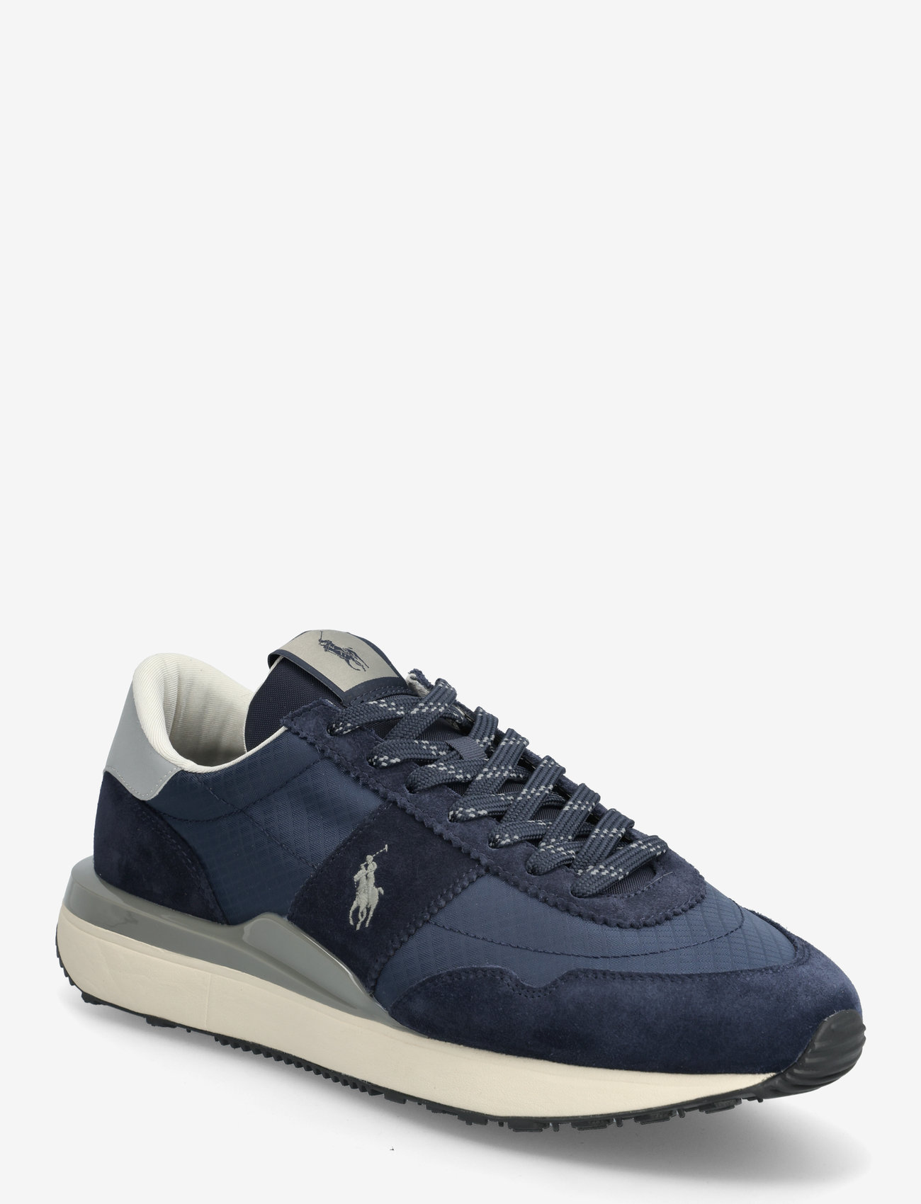 Polo Ralph Lauren - Train 89 Suede & Oxford Sneaker - lave sneakers - hunter navy - 0
