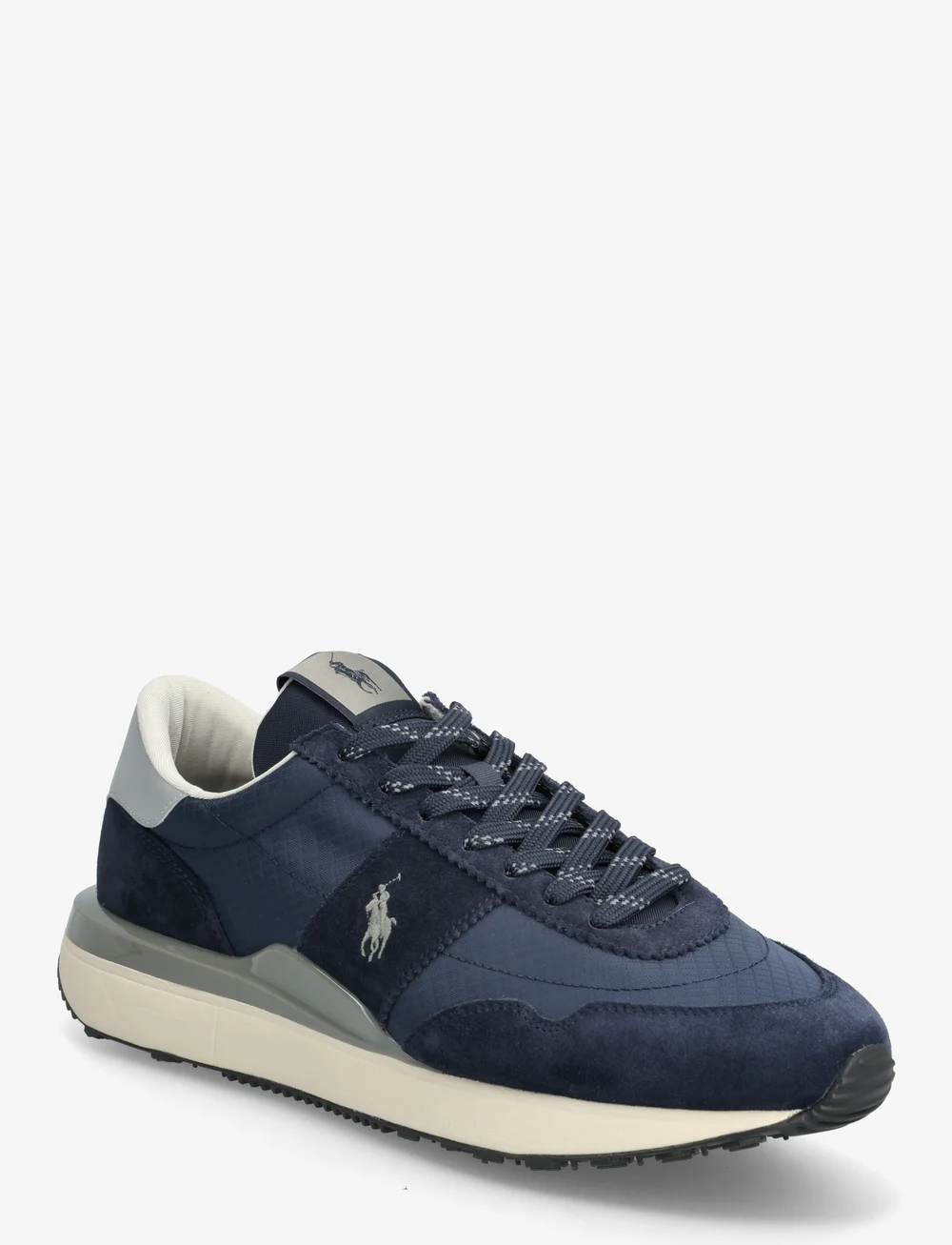 Polo Ralph Lauren - Train 89 Suede & Oxford Sneaker - baskets basses - hunter navy - 0