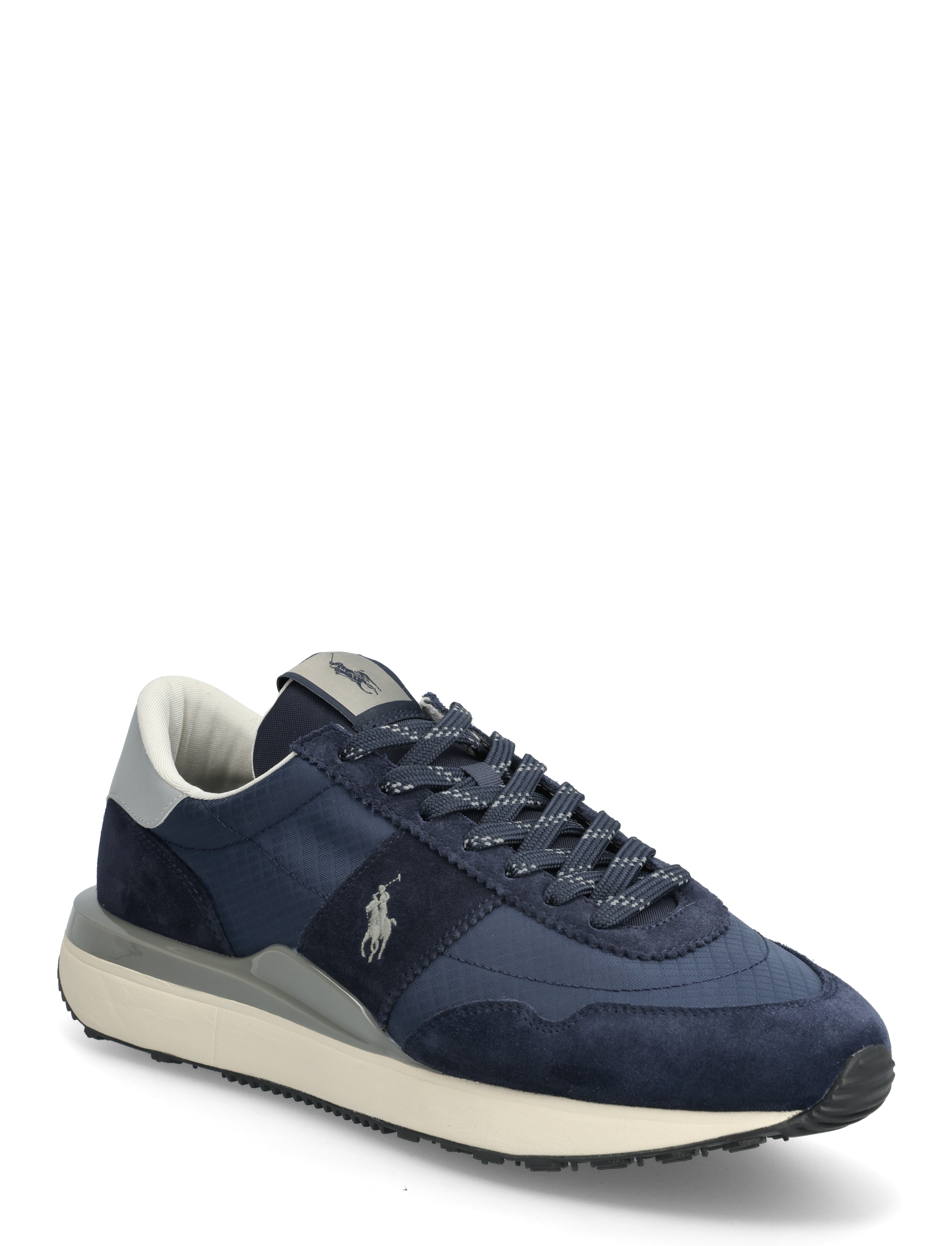 Polo Ralph Lauren Train 89 Suede & Oxford Sneaker - Deals - HUNTER NAVY / navy
