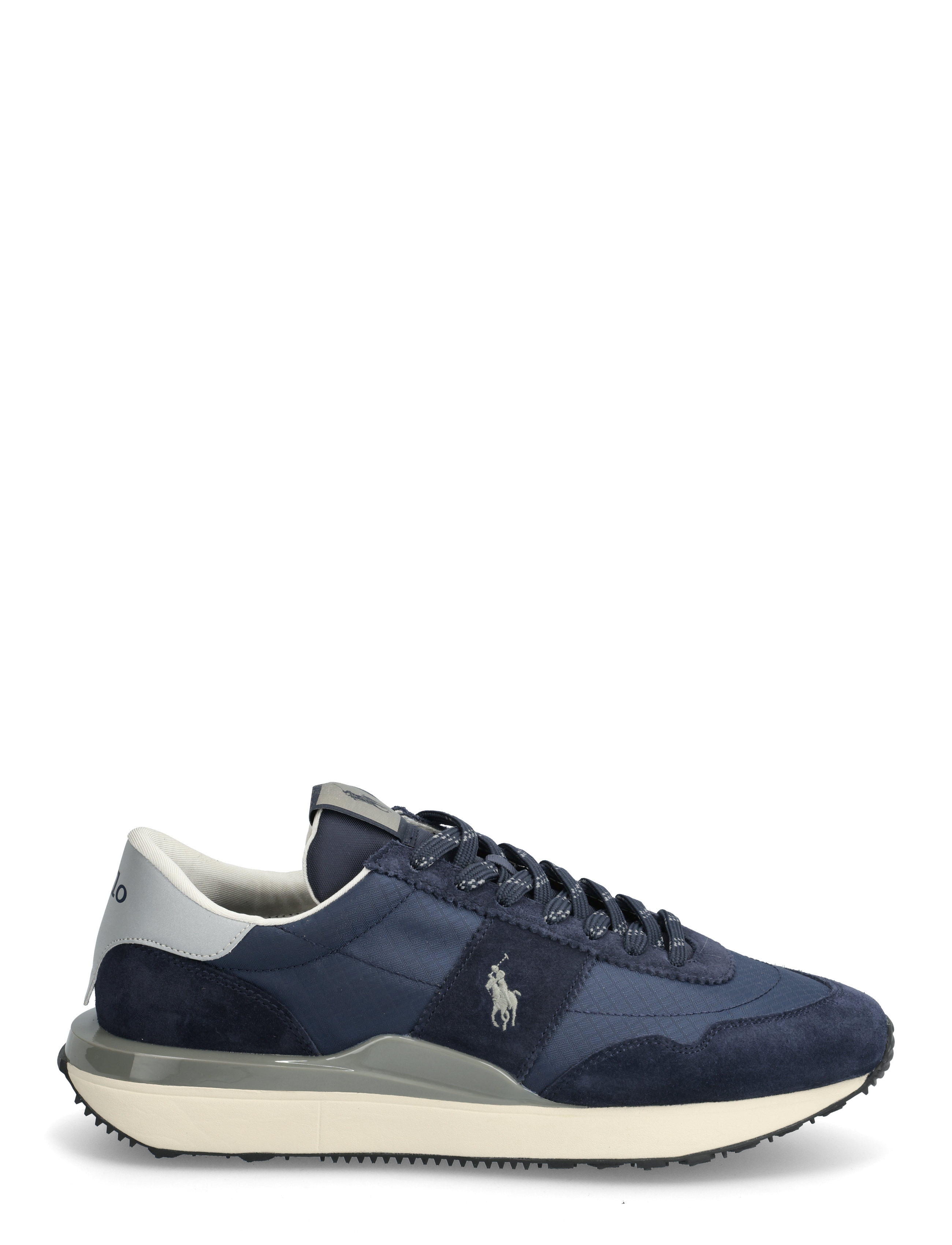 Polo Ralph Lauren - Train 89 Suede & Oxford Sneaker - lave sneakers - hunter navy - 1