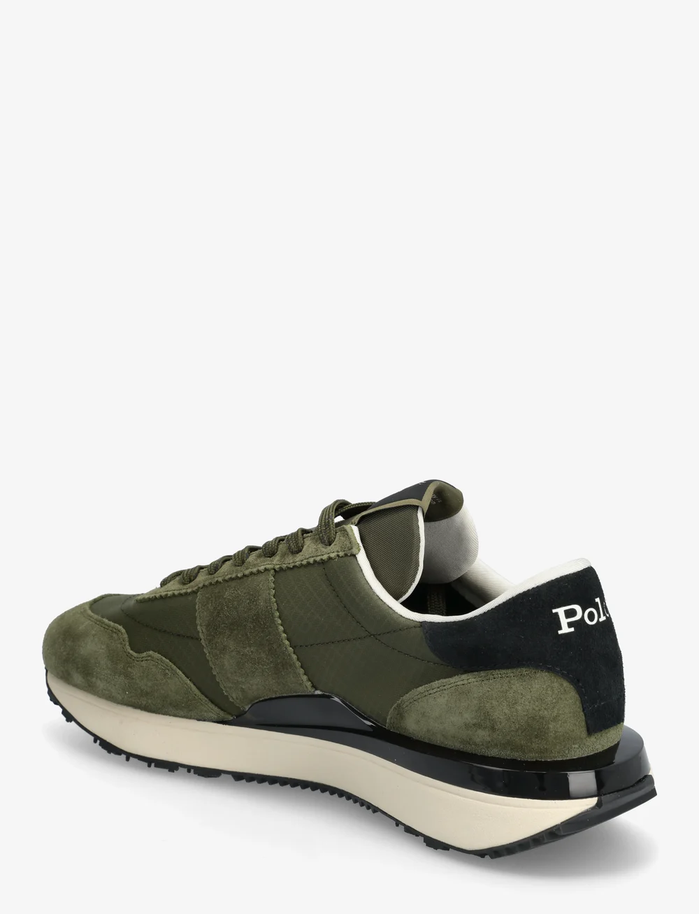 Polo Ralph Lauren - Train 89 Suede & Oxford Sneaker - låga sneakers - tonal olive - 2
