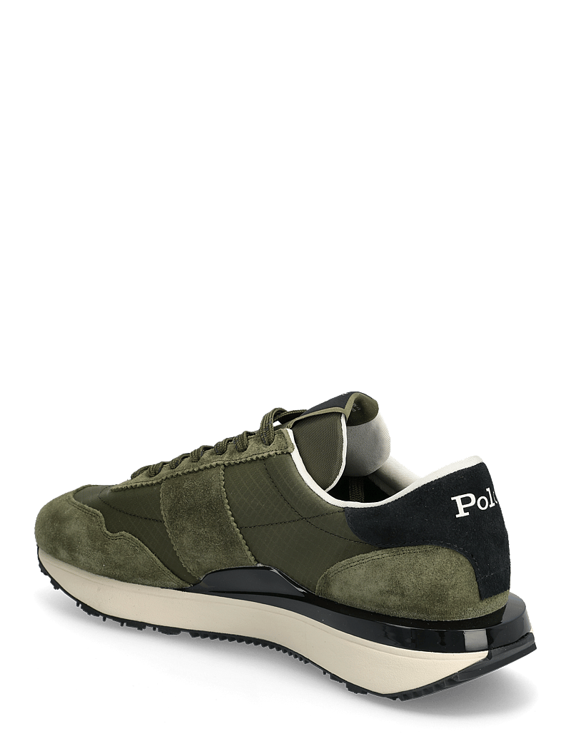 Polo Ralph Lauren - Train 89 Suede & Oxford Sneaker - tennised - tonal olive - 2