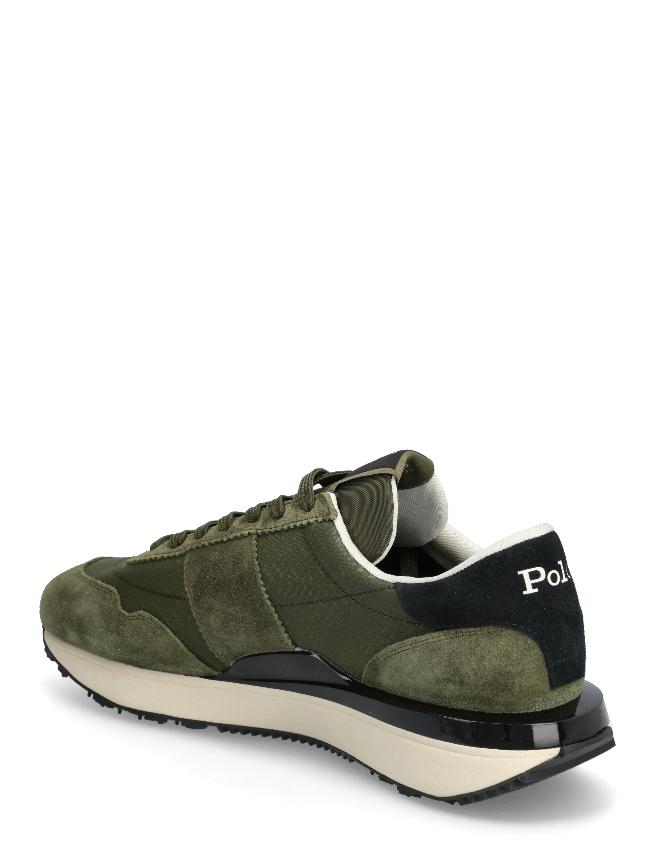 Polo Ralph Lauren - Train 89 Suede & Oxford Sneaker - laag sneakers - tonal olive - 2