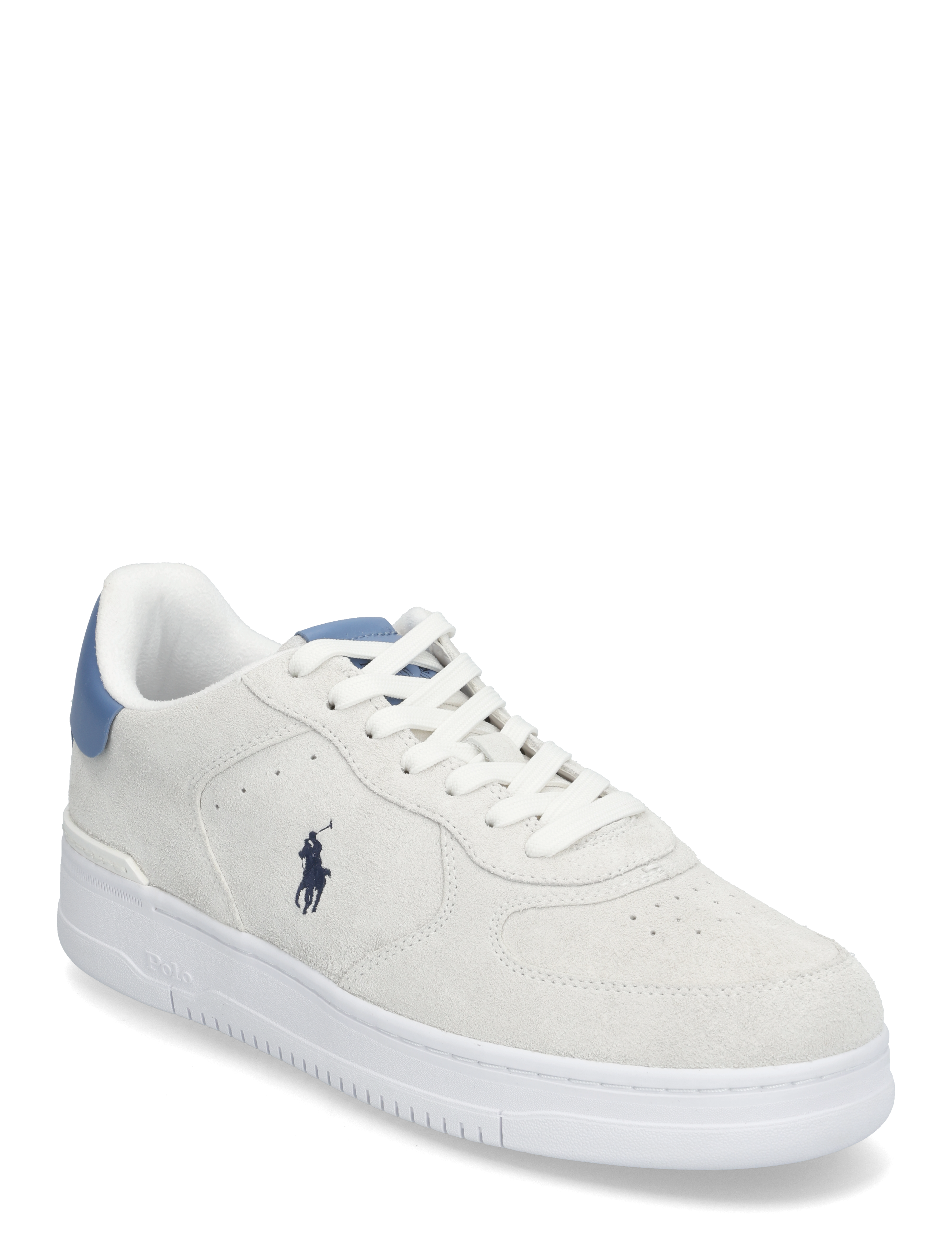 Polo Ralph Lauren Masters Court Suede Sneaker - Schuhe - BIANCO/CAMPUS BLU / white